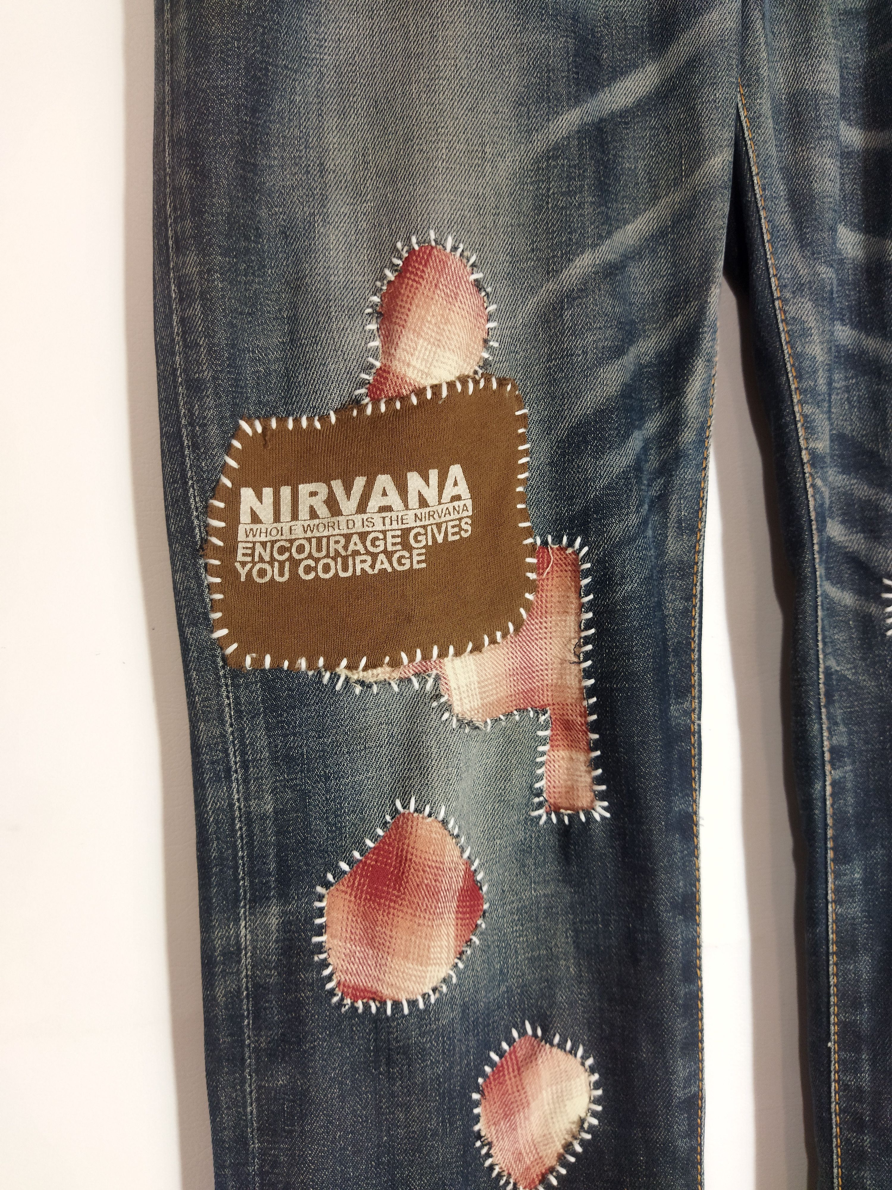 Edwin Custom Reworked Edwin Denim Jeans Distressed Patchwork Skull Size US 28 / EU 44 - 2 Thumbnail