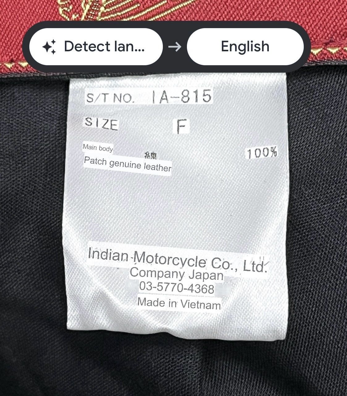 Indian Motorcycle 🔥Vintage INDIAN MOTOCYCLE Railroad Engineer Strapback Hat Size ONE SIZE - 11 Thumbnail