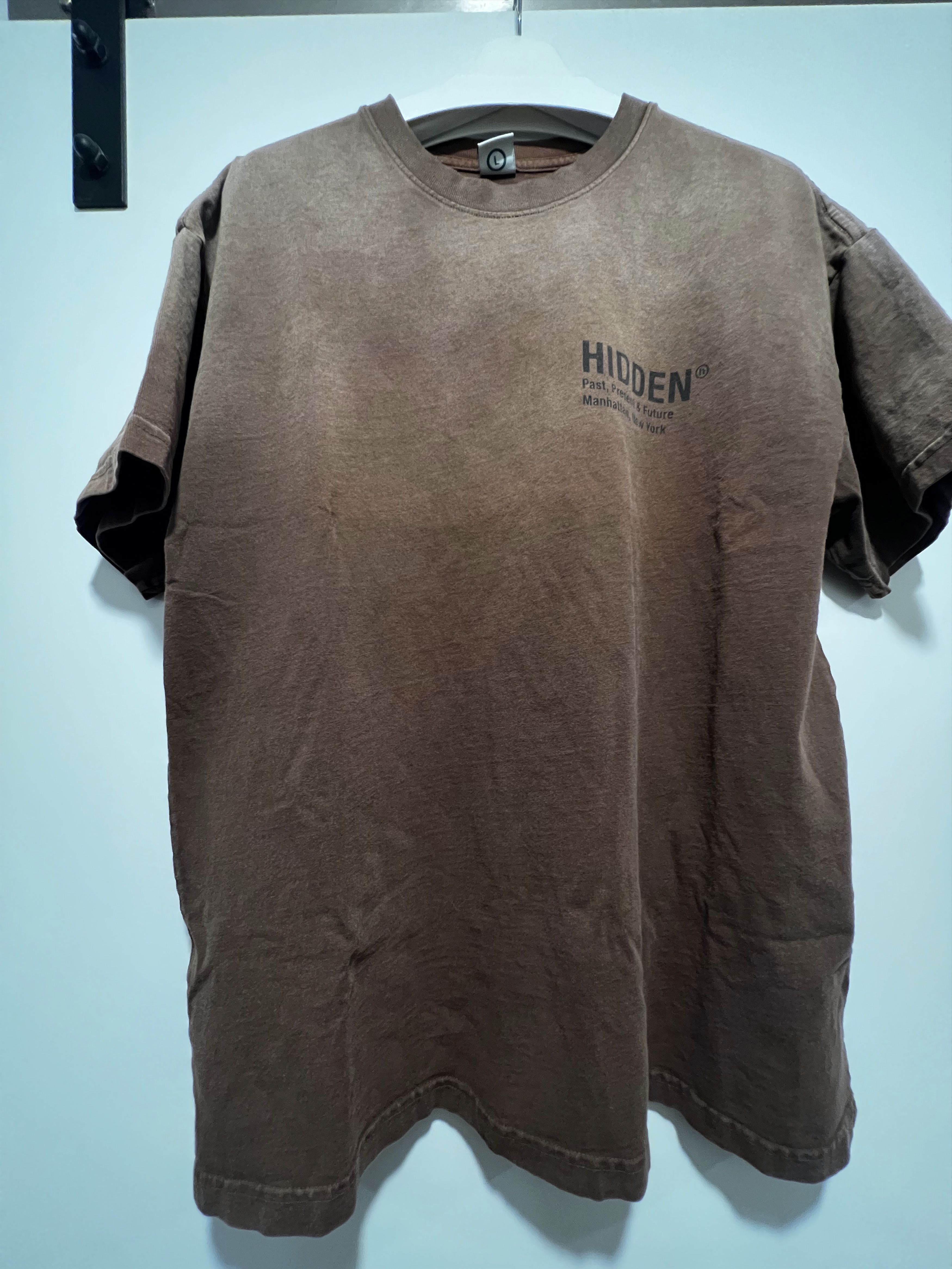 HIDDEN Hidden NY vintage logo tee Brown Size US L / EU 52-54 / 3 - 1 Thumbnail