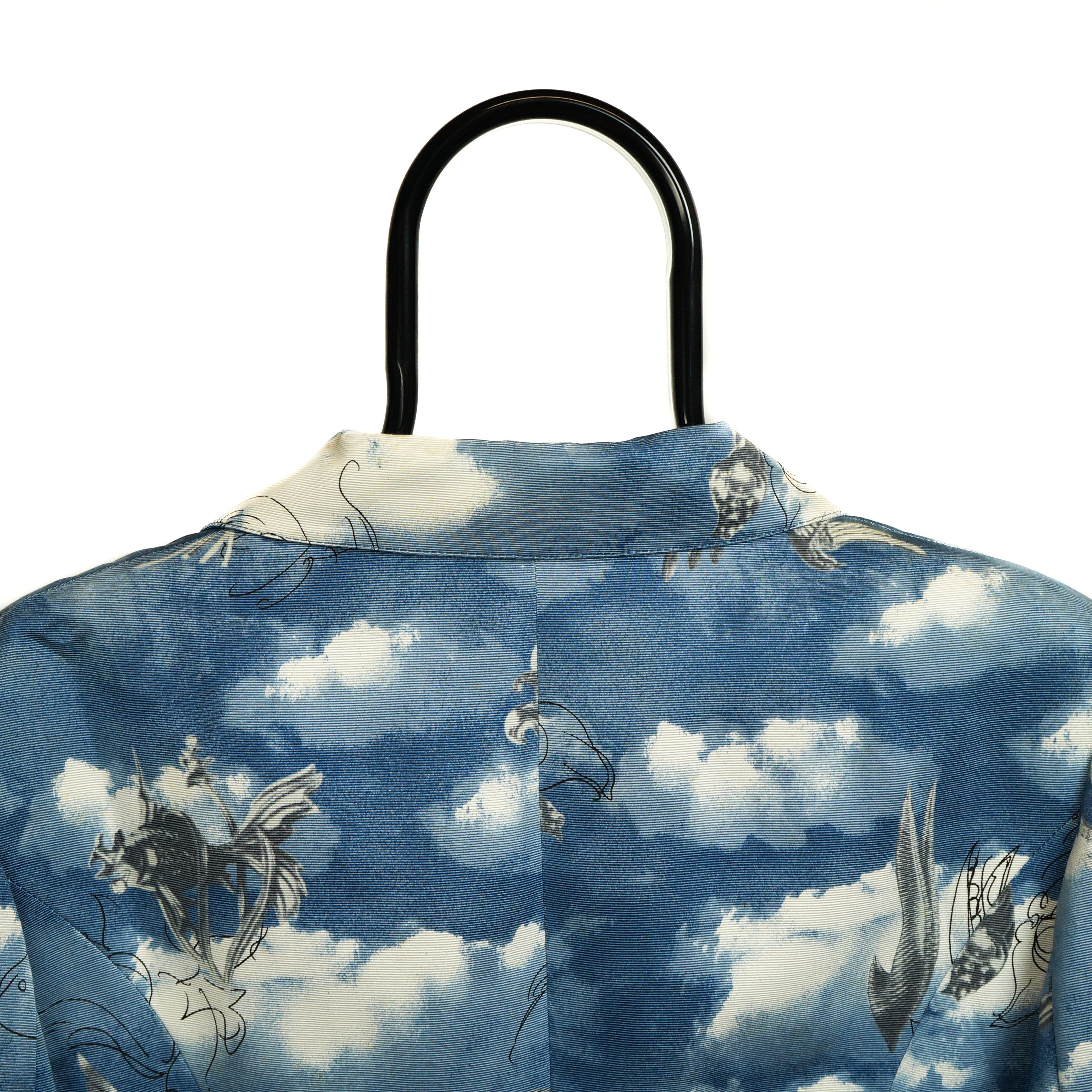 Fendi FENDI Women Blazer Jacket Blue Sky Clouds Vintage 90s 00s Size M / US 6-8 / IT 42-44 - 4 Thumbnail
