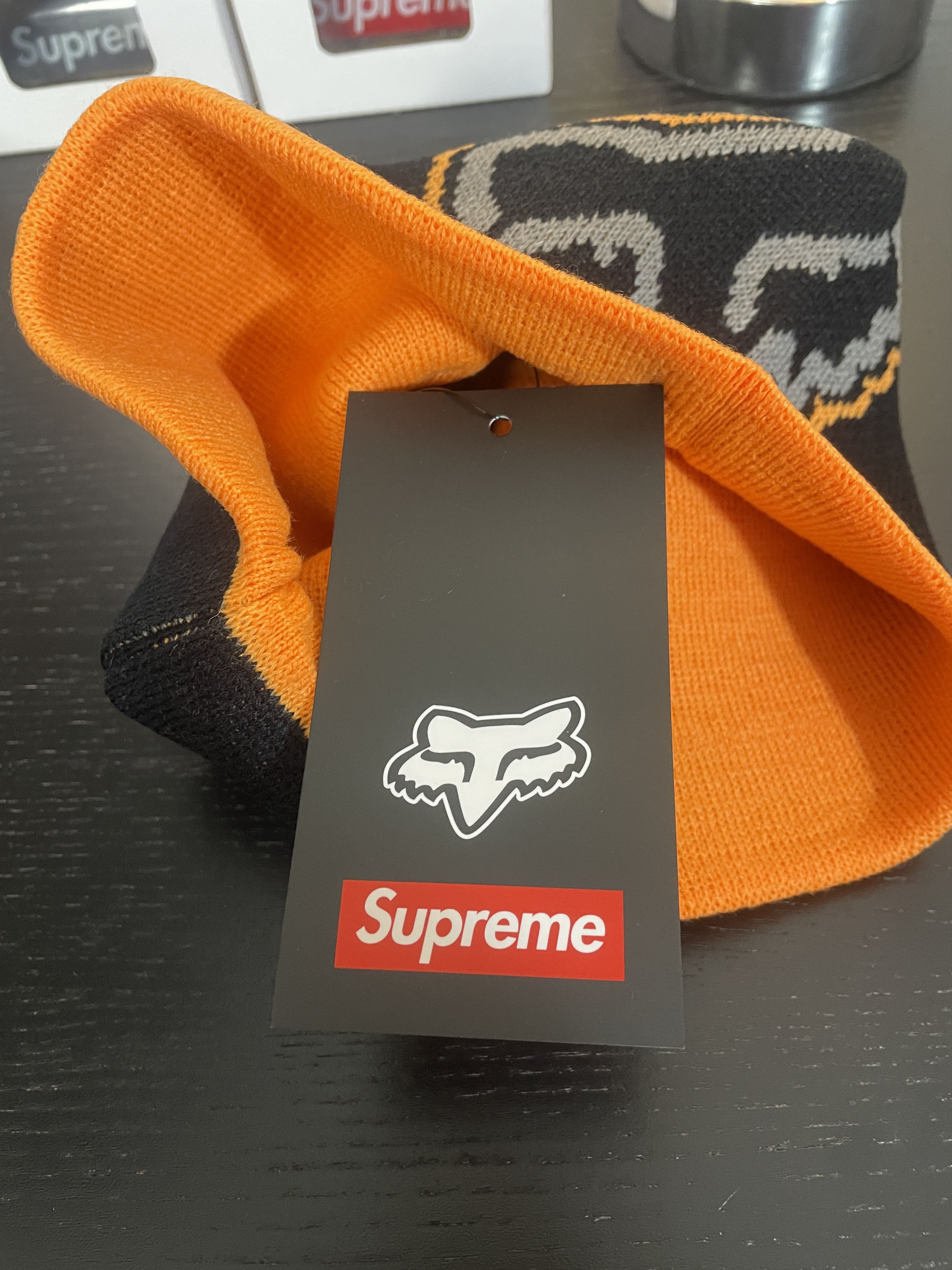 Fox Racing × Supreme BEANIE FW25 Size ONE SIZE - 3 Thumbnail