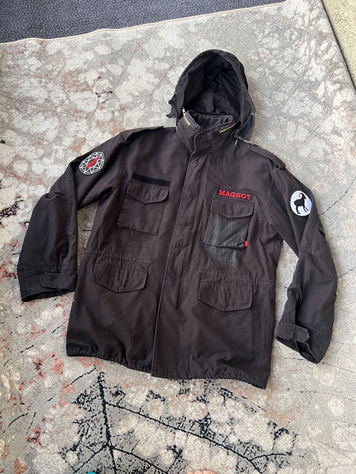 Band Tees Maggot Slipknot Vintage Jacket Size US M / EU 48-50 / 2 - 2 Thumbnail