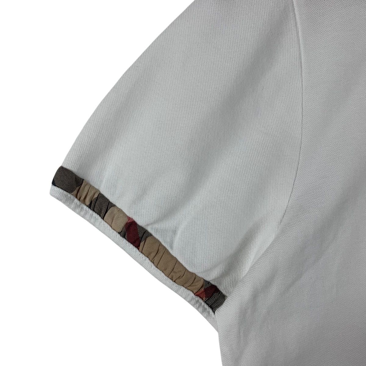 Burberry × Designer BURBERRY brit nova check collar design women polo tee Size L / US 10 / IT 46 - 6 Thumbnail