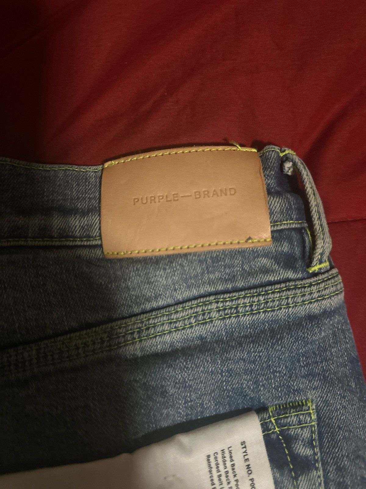 Purple Brand VINTAGE LIGHT NEON POP Indigo SKINNY Size US 30 / EU 46 - 6 Thumbnail