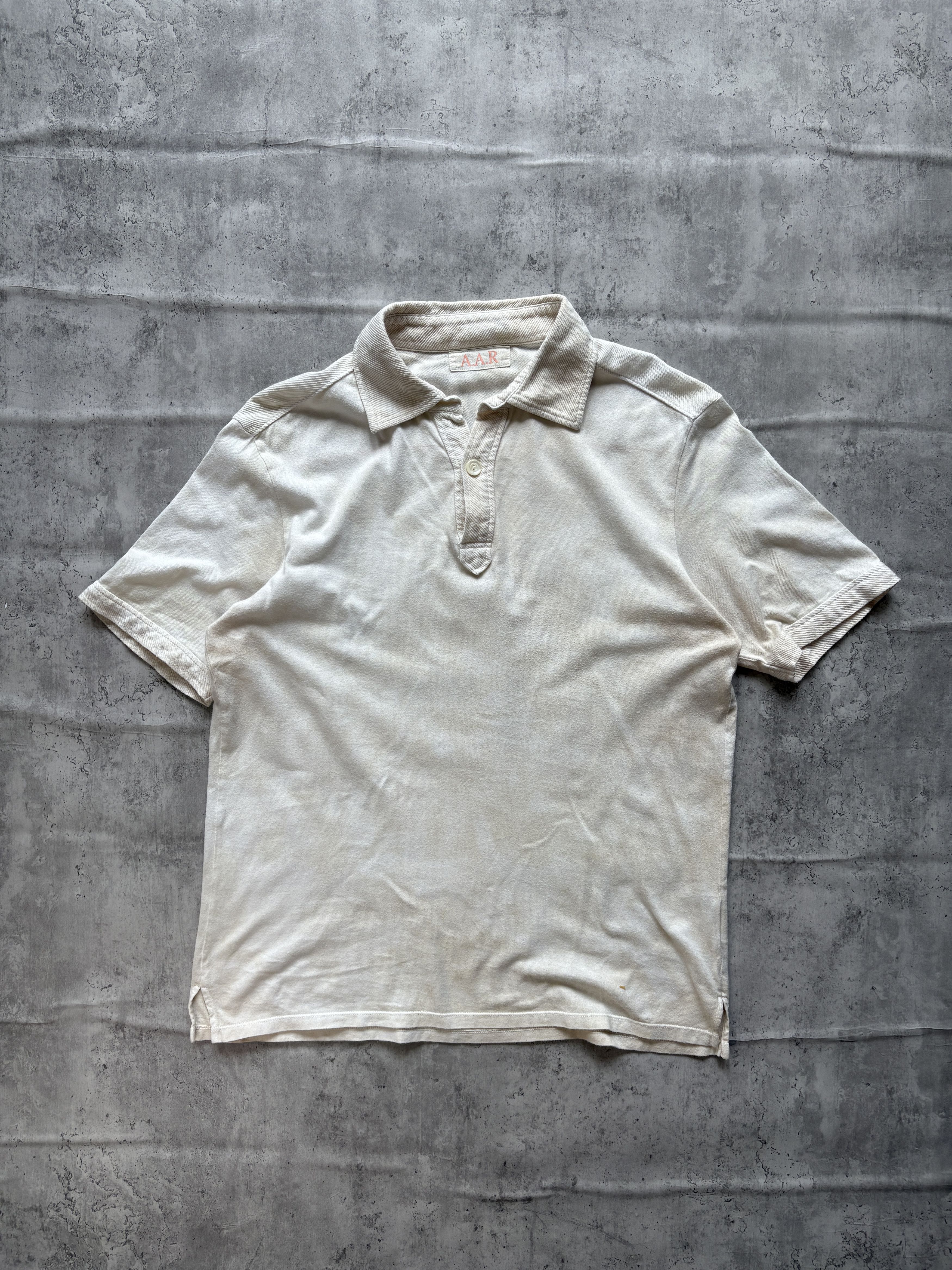 Yohji Yamamoto Archive Yohji Yamamoto AAR Off White Tie Dye Polo Size US M / EU 48-50 / 2 - 1 Thumbnail