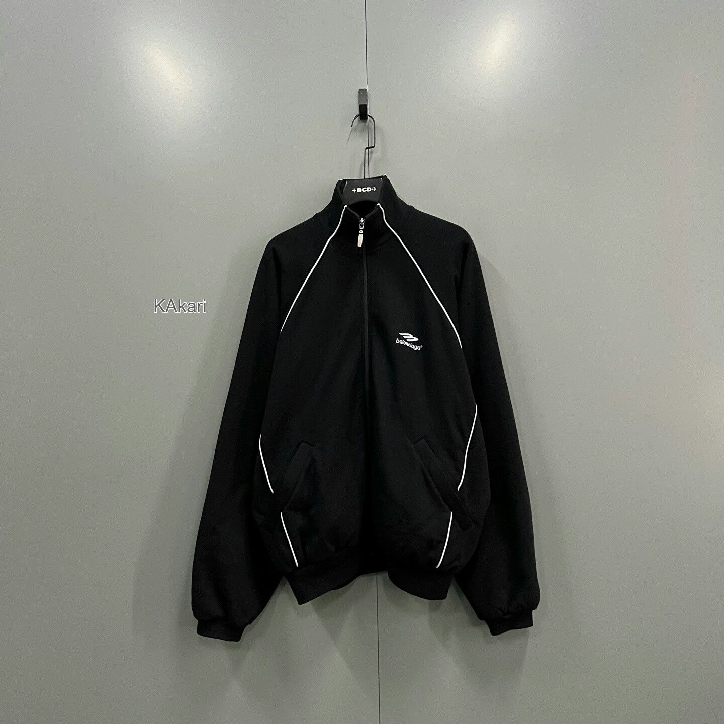 Balenciaga Balenciaga Black Small Logo Zip Jacket Size US M / EU 48-50 / 2 - 1 Thumbnail