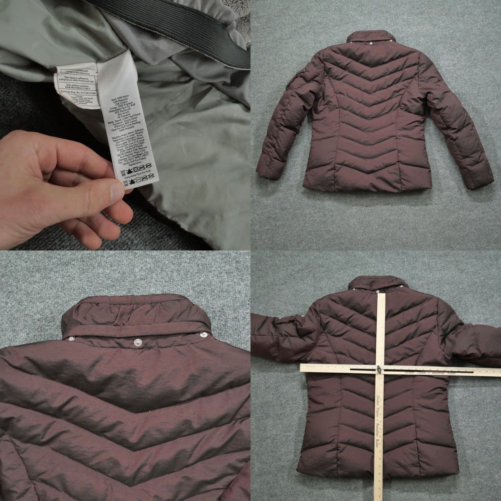 Eddie Bauer VINTAGE Eddie Bauer Jacket Womens L Purple Down Puffer 650 Fill Size L / US 10 / IT 46 - 8 Thumbnail