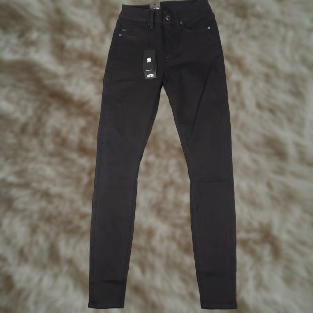 G-Star G-Star Jeans Women's High Super Skinny Denim Pants Size 27 24x29 Black Stretch Size 27" / US 4 / IT 40 - 1 Thumbnail