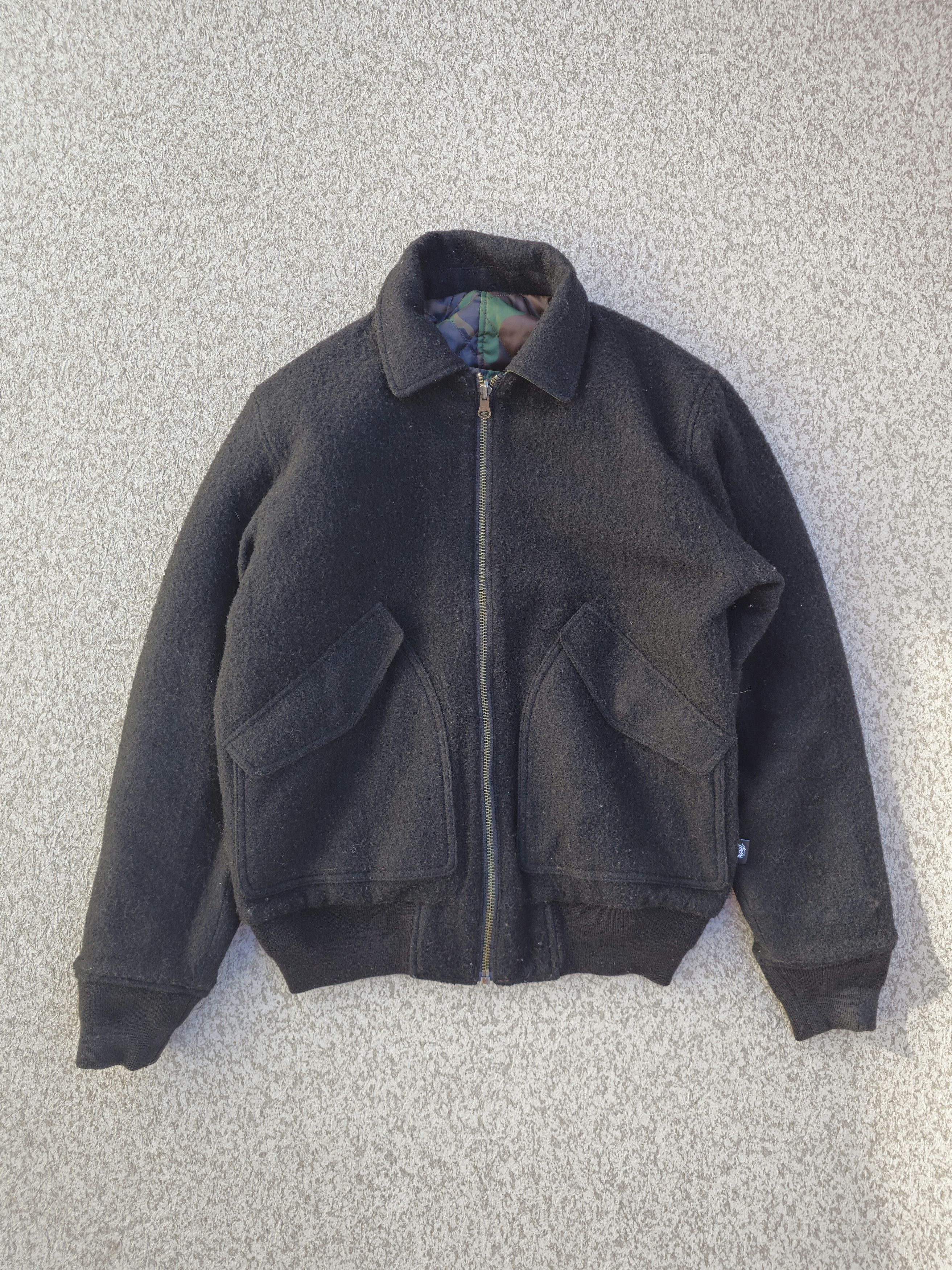 Stussy Stussy Quilted Camo Reversible Bomber Jacket Size US S / EU 44-46 / 1 - 4 Thumbnail