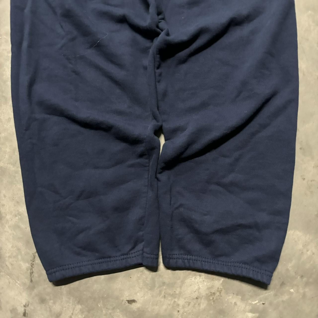 Japanese Brand × Vintage Crazy Vintage Y2K/2000s Navy Blue Comfy Skater Essential Sweatpants! Size US 32 / EU 48 - 5 Thumbnail
