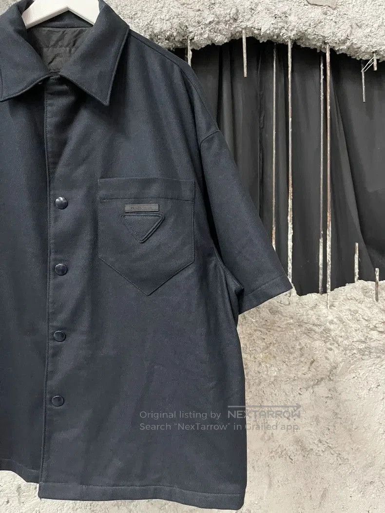Prada Prada Wool Patch Triangle Logo Short Sleeve. Size US M / EU 48-50 / 2 - 4 Thumbnail