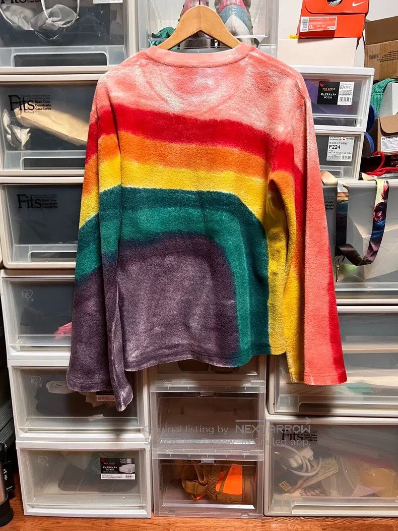 Acne Studios Acne Studios Nordic Smiley Face Rainbow Towel with Thin Fl Size US XS / EU 42 / 0 - 2 Thumbnail