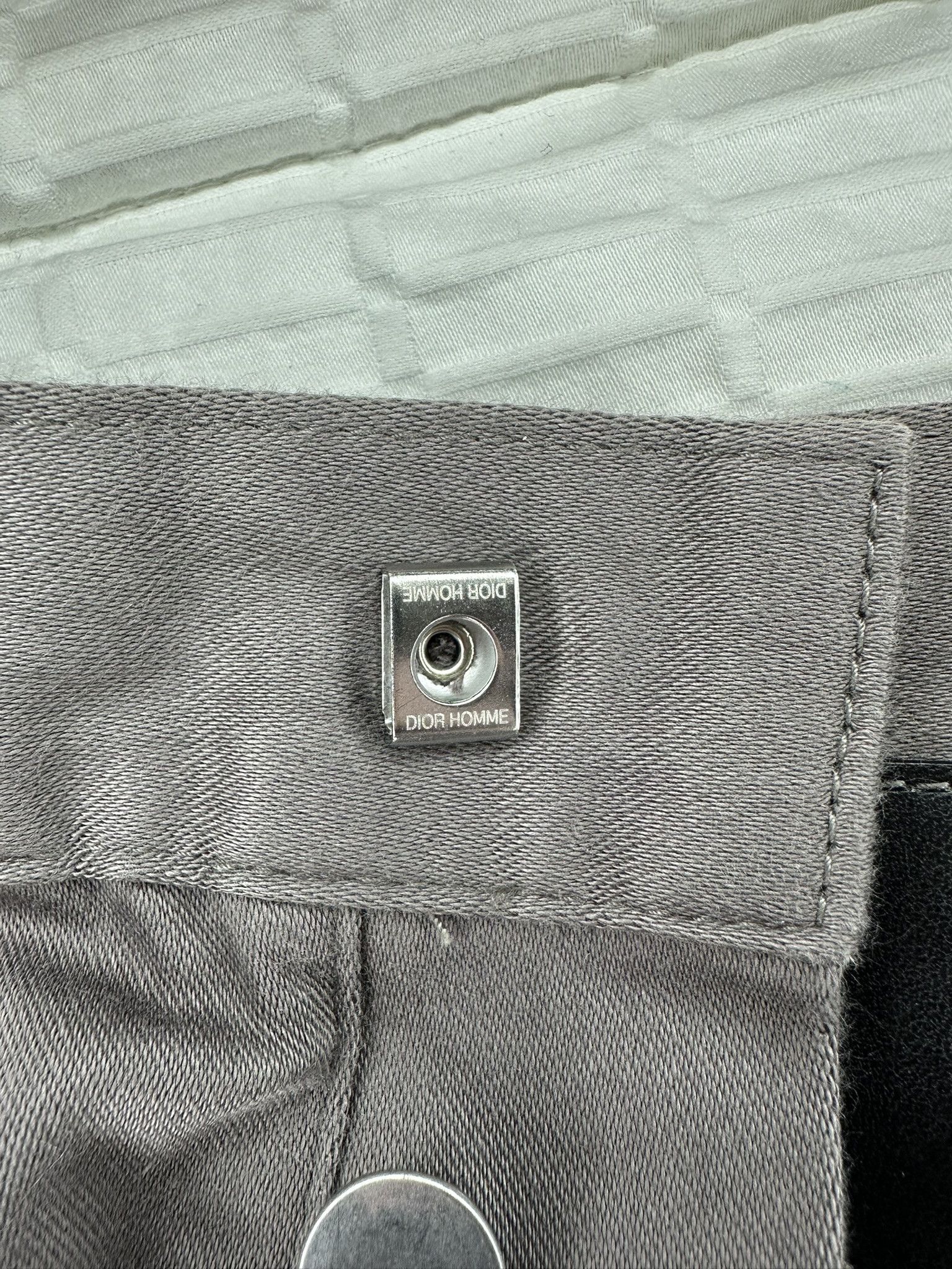 Dior Dior Japan Grey/Purple Twill Pants Size US 34 / EU 50 - 8 Thumbnail