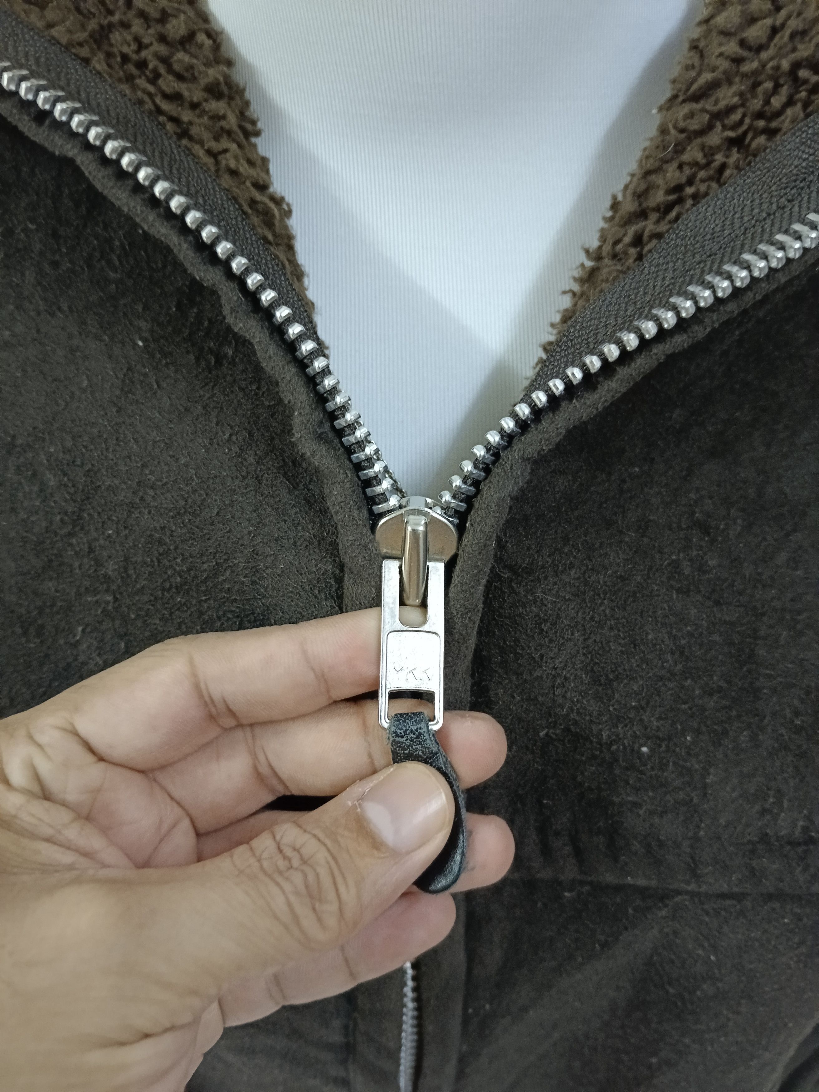 Zucca ZUCCA SHERPA FLEECE HOODIE ZIPPER JACKET Size US M / EU 48-50 / 2 - 6 Thumbnail
