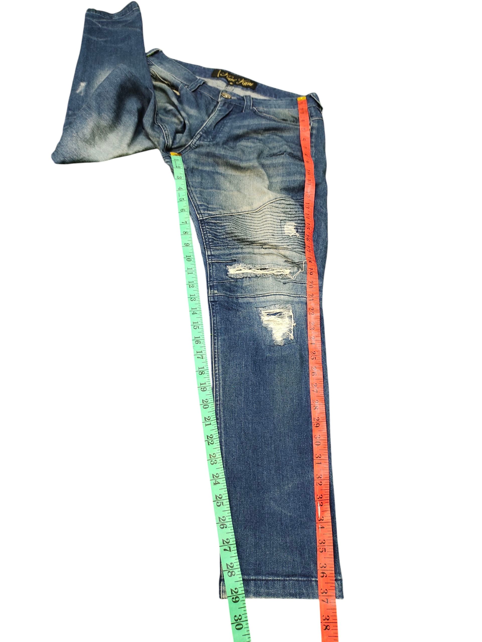 Karl Kani Vintage Karl Kani Distress Moto Biker Denim Pants Size US 30 / EU 46 - 11 Thumbnail