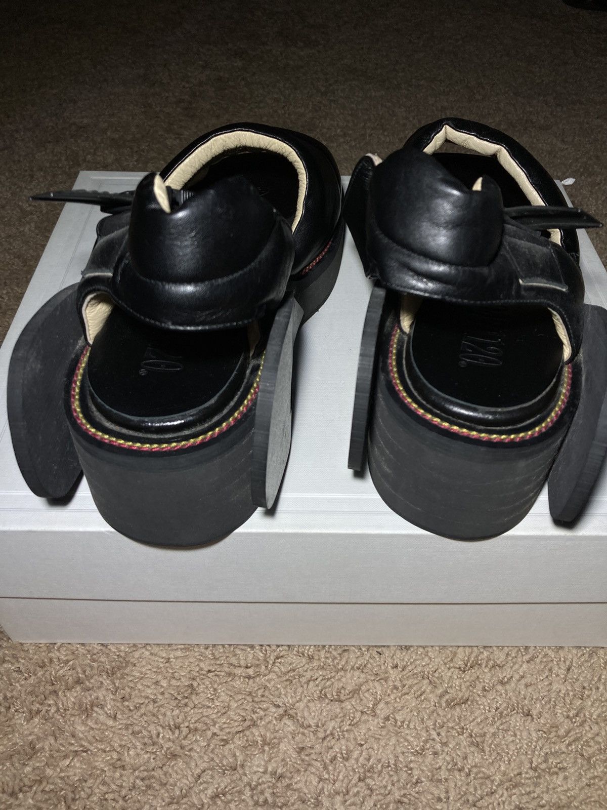 New 20471120 Ski Boots 90s Sandals Hyoma SS98 90s Black