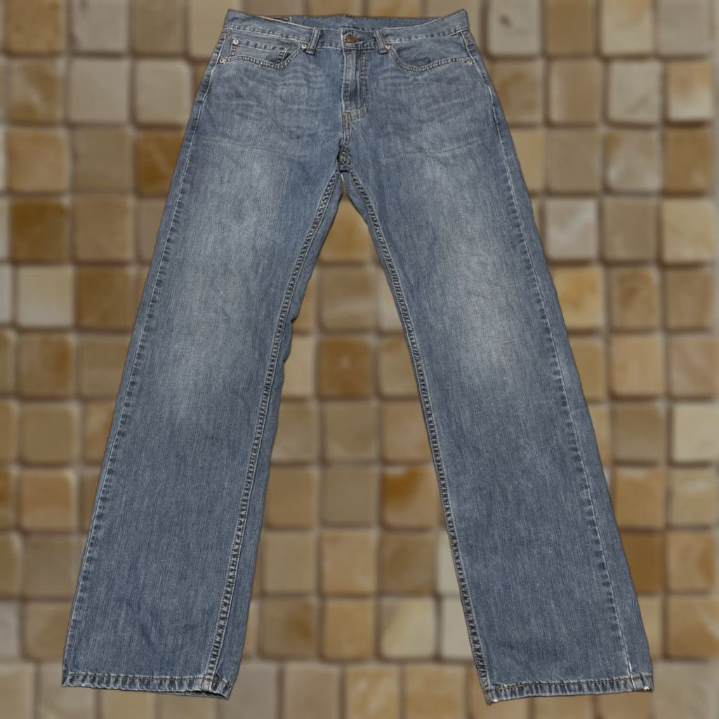 Levi's Levi's 505 Regular Fit Straight Leg Jeans Men 34x33 Blue Denim Casual Size US 34 / EU 50 - 1 Thumbnail