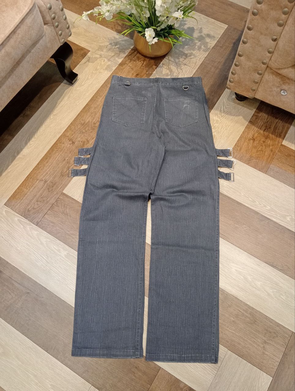 If Six Was Nine SLASH NUMBER JAPAN STRETCH BANDAGE PANTS Size US 31 - 11 Thumbnail