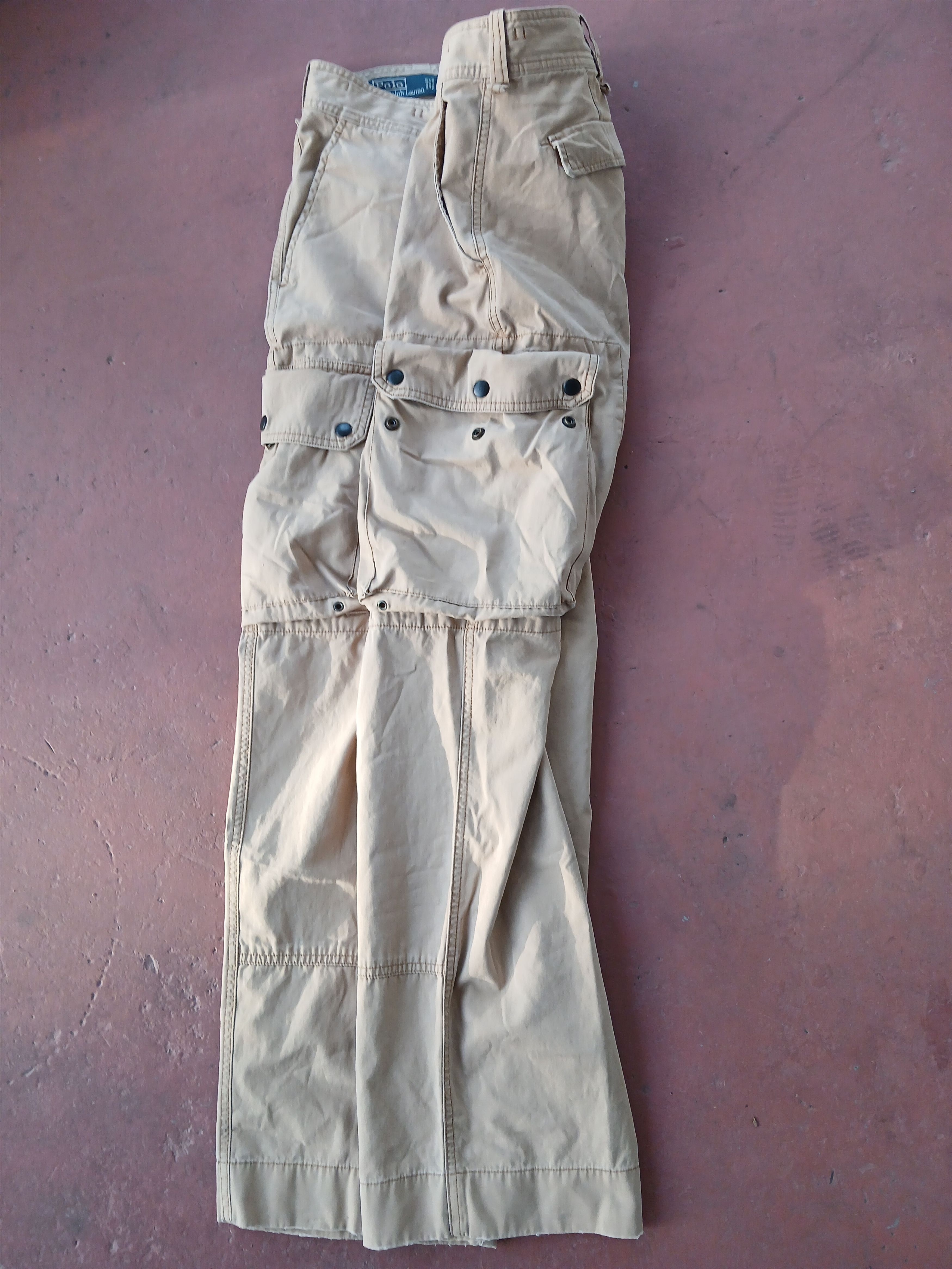 Polo Ralph Lauren Polo Ralph Lauren Pants Mens Cargo Paratrooper Army Utility Size US 35 - 3 Thumbnail