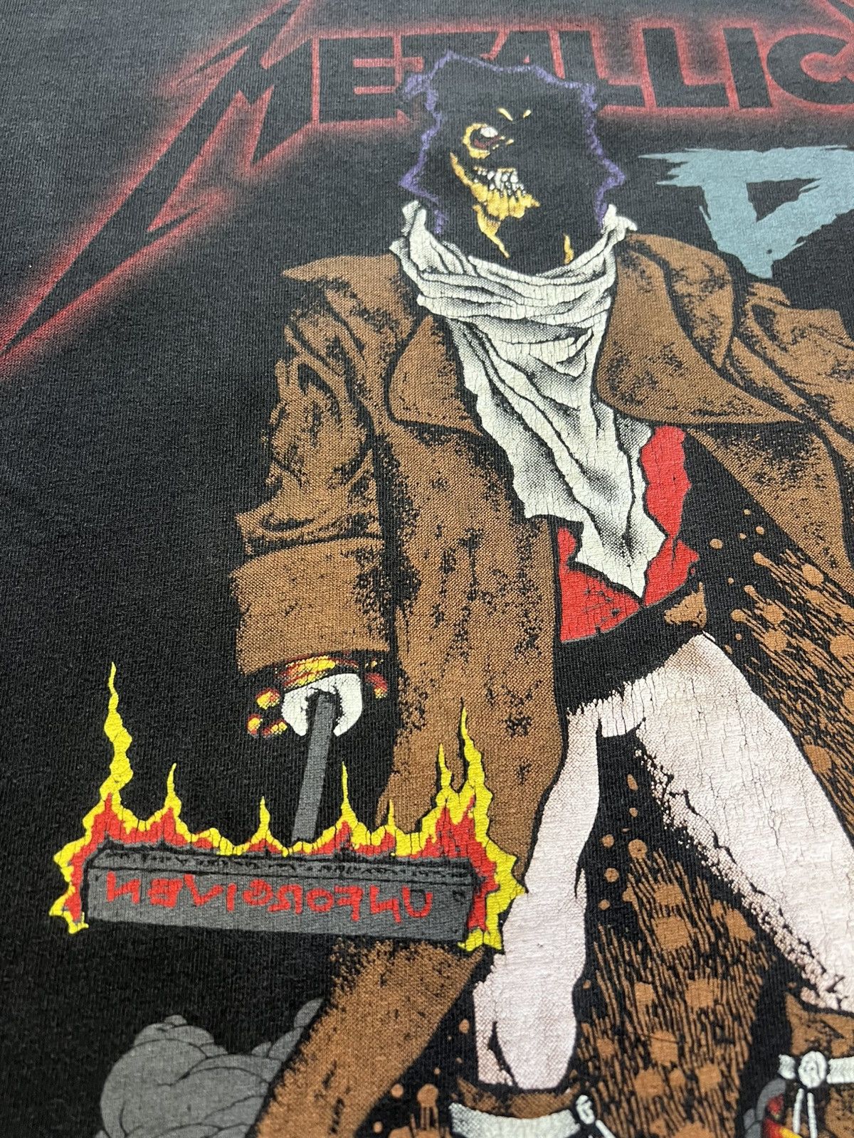 Band Tees VINTAGE 1994 METALLICA “Unforgiven” RARE Pushead Band Tshirt Size US L / EU 52-54 / 3 - 5 Thumbnail