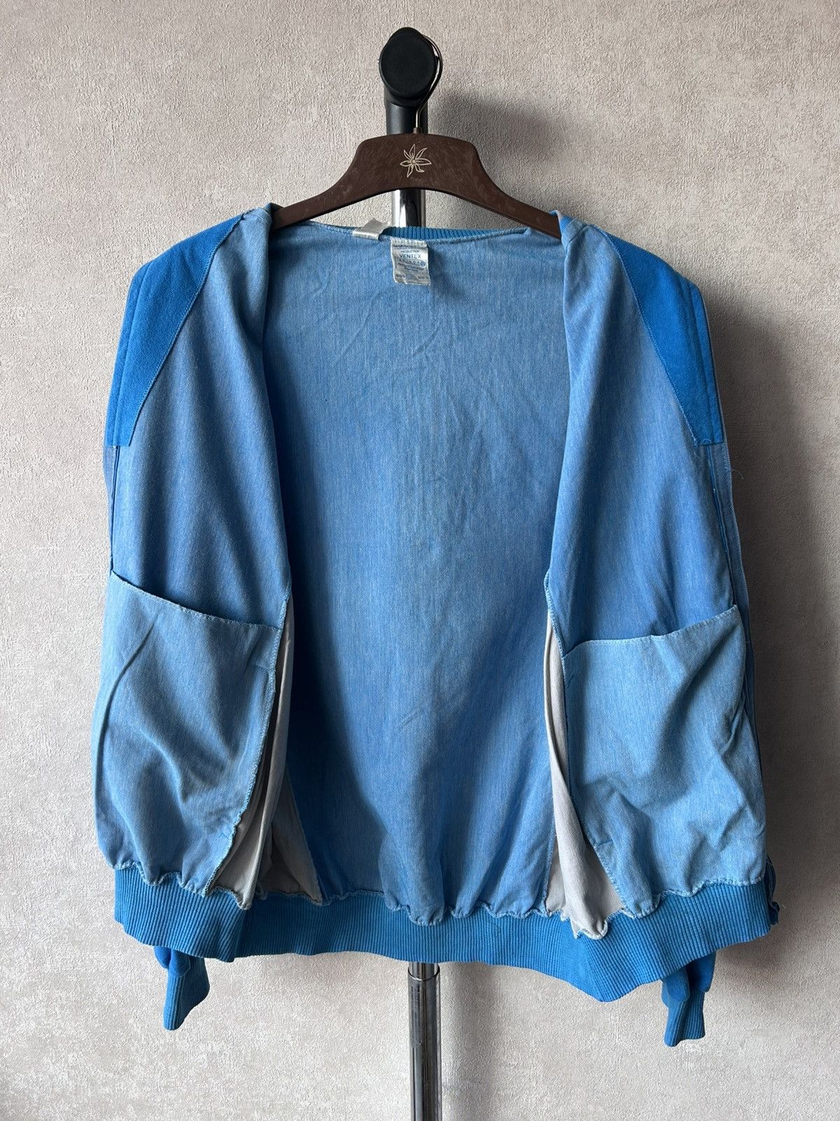 Adidas 80s Adidas Vertex Velour Zip Up Jacket Made in France Size US M / EU 48-50 / 2 - 6 Thumbnail