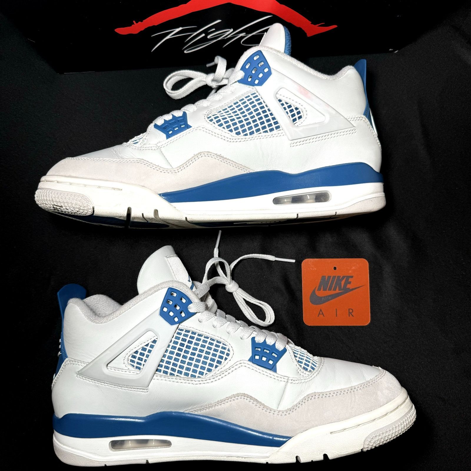 Jordan Brand × Nike Size 10.5 - Nike Air Jordan 4 Retro Military Blue 2024 Size US 10.5 / EU 43-44 - 3 Thumbnail