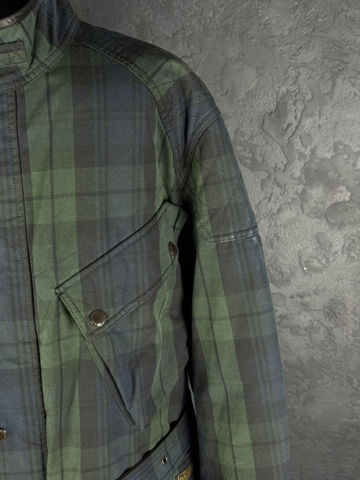 Polo Ralph Lauren Vintage Polo Ralph Lauren Mens Waxed Belted Motorcycl Jacket Size US XL / EU 56 / 4 - 11 Thumbnail