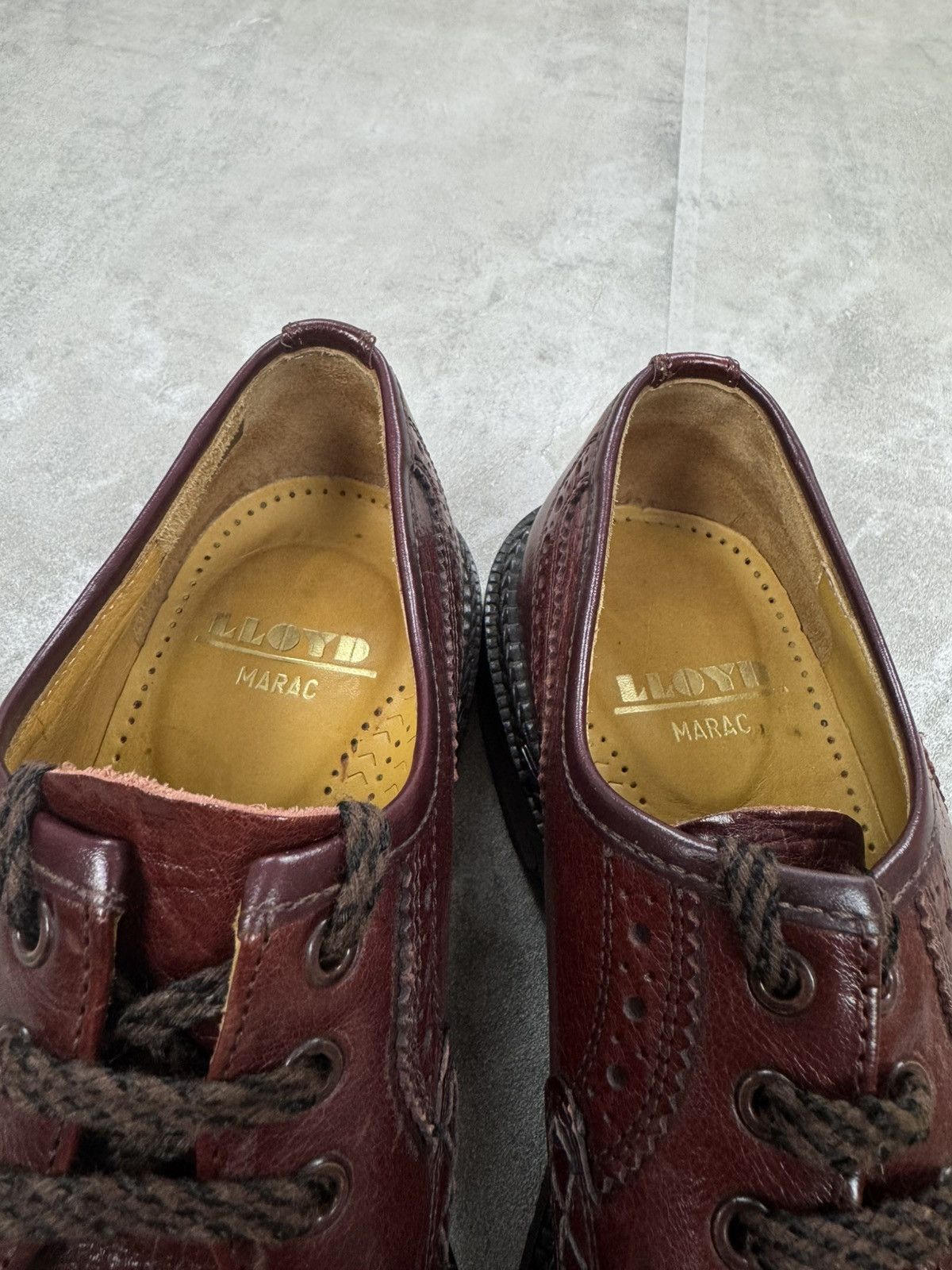 LLOYD Lloyd Marac Mens derby brown leather shoes Men classic shoes Size US 6 / EU 39 - 6 Thumbnail
