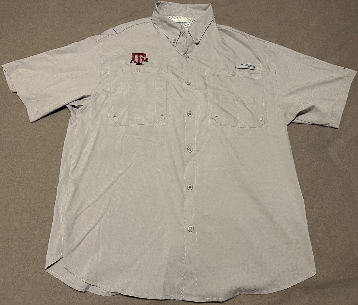 Columbia Texas A&M Aggies Columbia PFG Campus Button Down Shirt Size US M / EU 48-50 / 2 - 1 Thumbnail