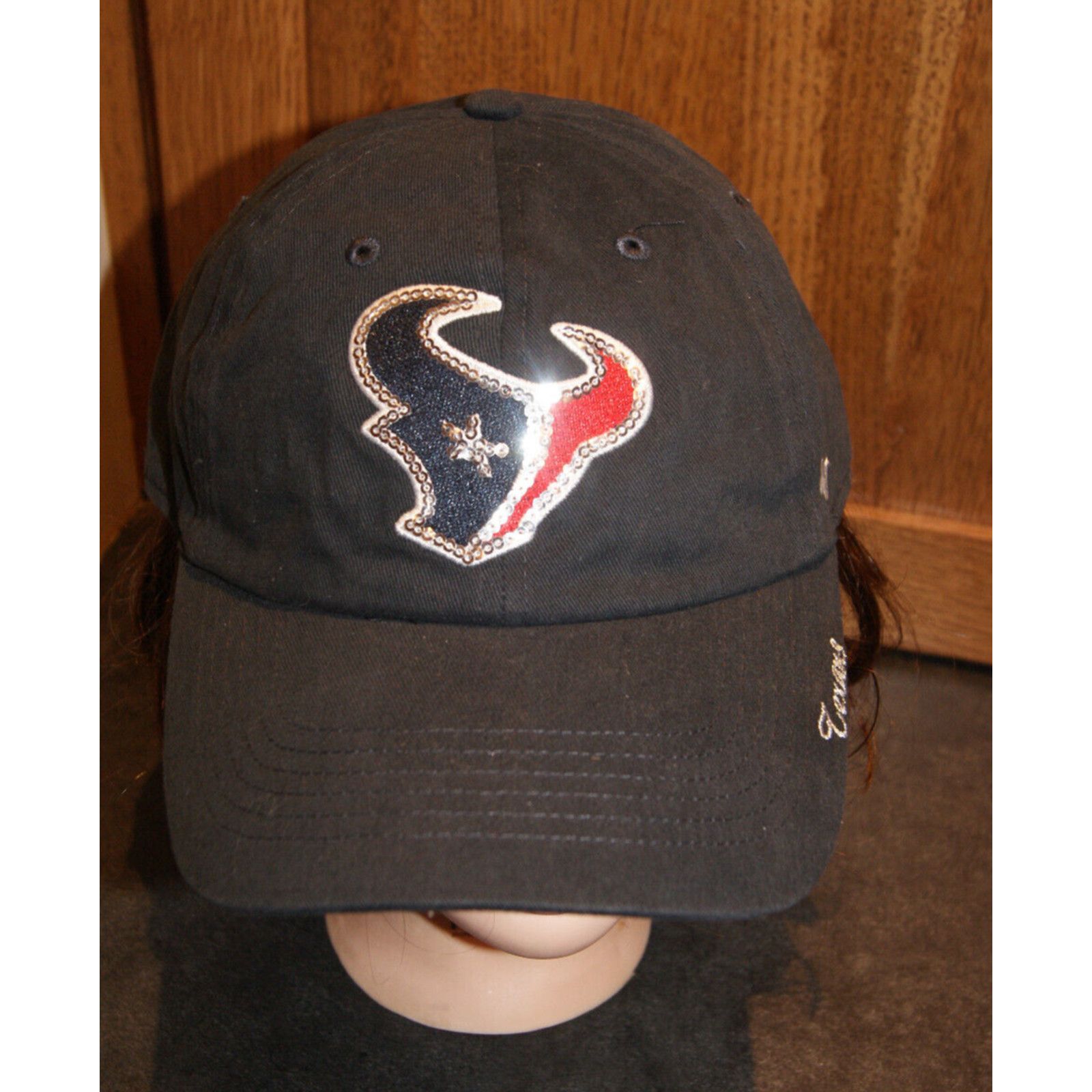 47 Brand Houston Texans Bling Womens Strapback Hat Cap Casual Fit '47 Size ONE SIZE - 2 Thumbnail