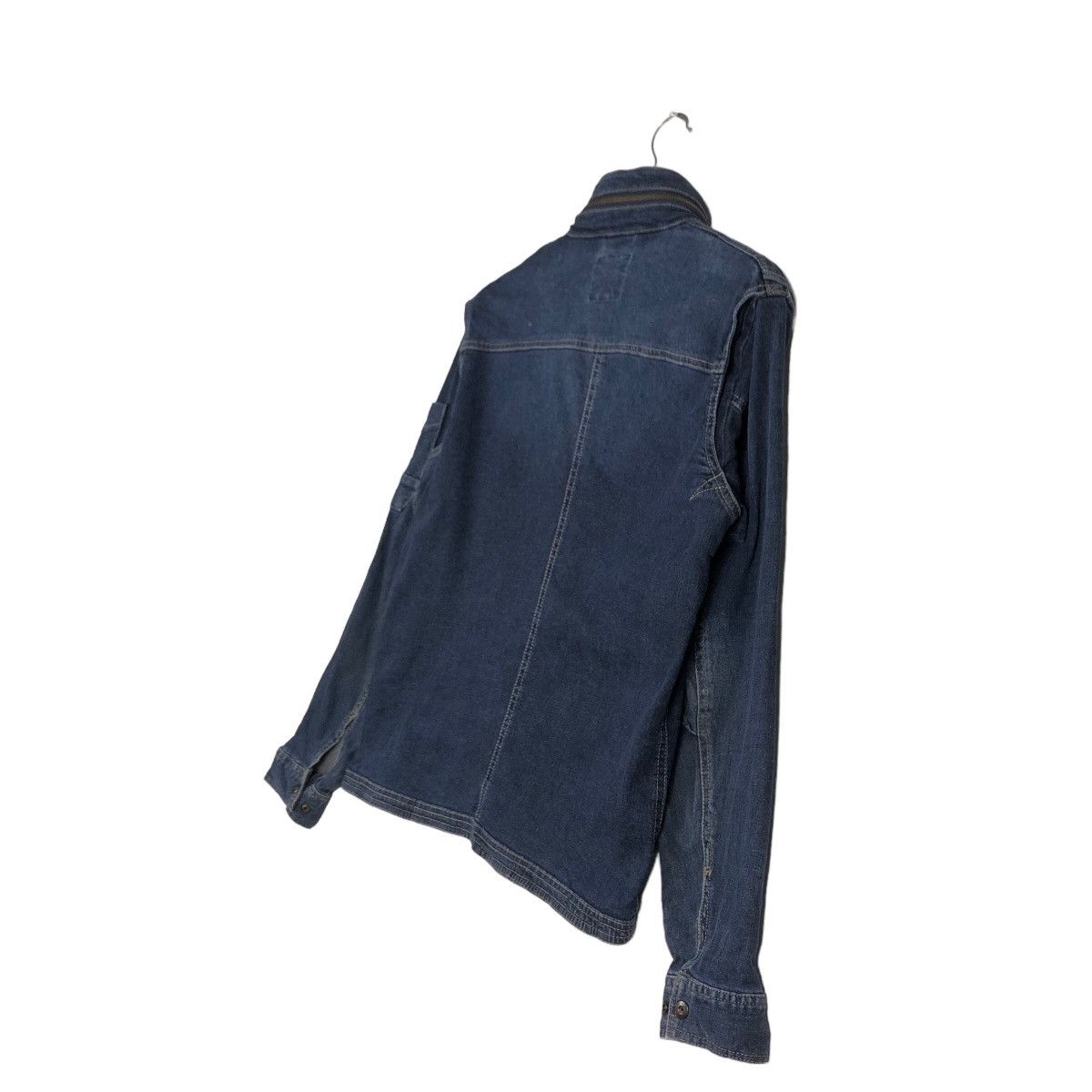 Japanese Brand 🔥Vintage Denim Biker Jacket I’z Frontier Japan Made Size US M / EU 48-50 / 2 - 10 Thumbnail