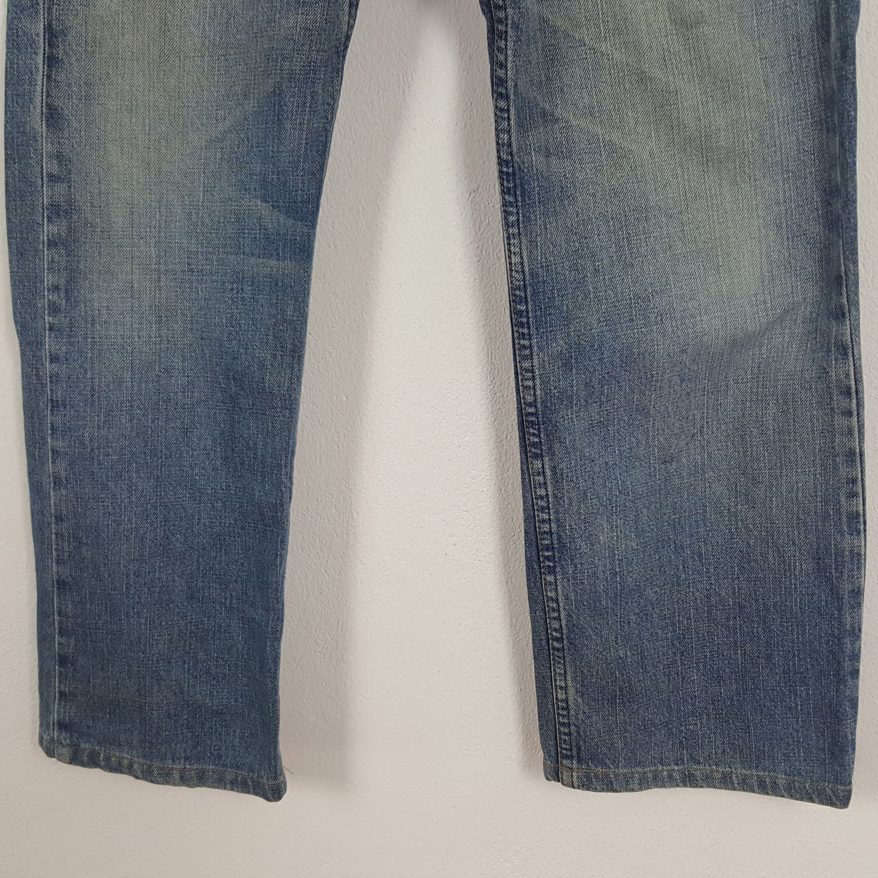Stussy × Vintage Vintage Stussy Workgear Custom Art Logo Denim Jeans Size US 30 / EU 46 - 3 Thumbnail