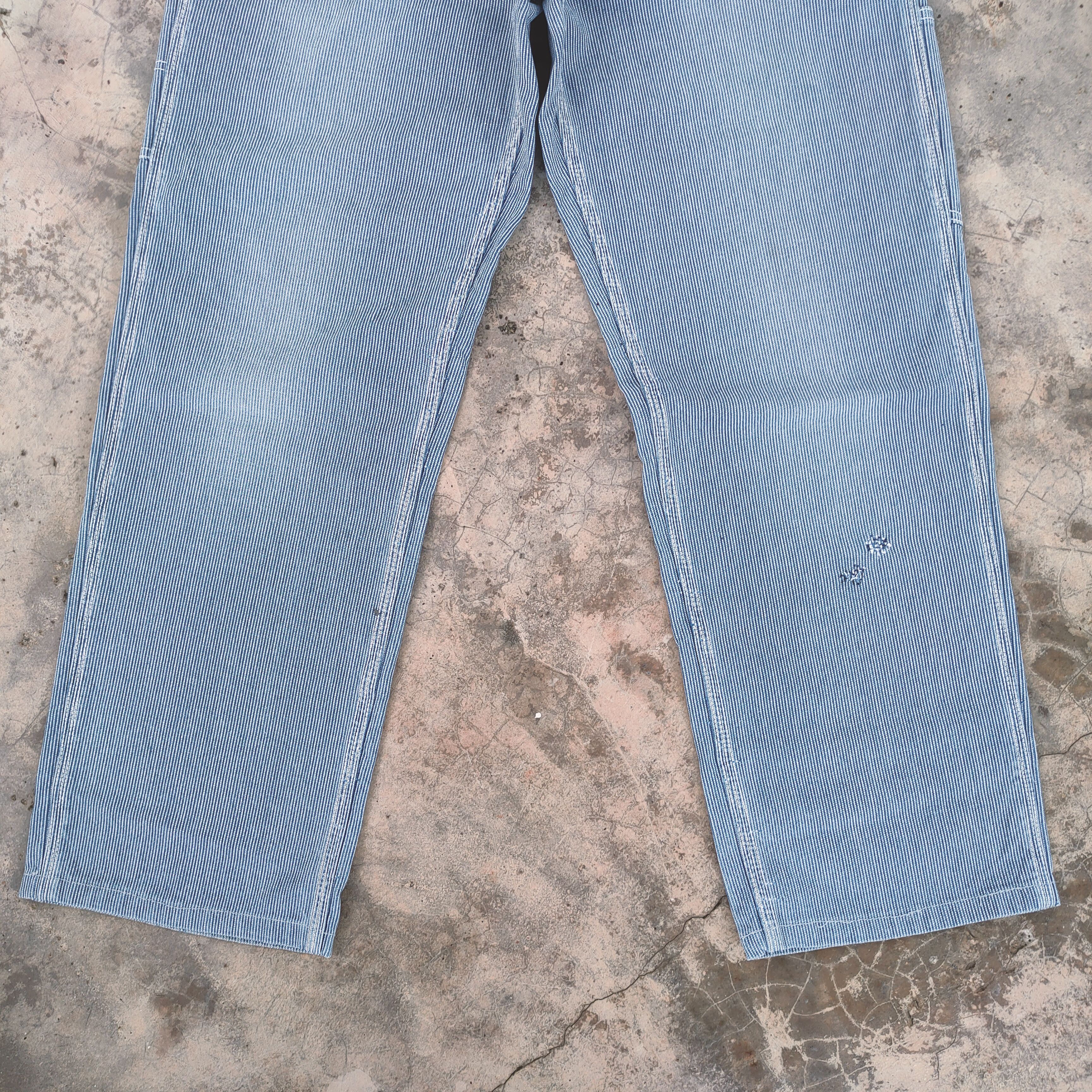 Smith's American VINTAGE SMITH AMERICAN HICKORY STRIPE CARGO PANTS Size US 30 / EU 46 - 4 Thumbnail