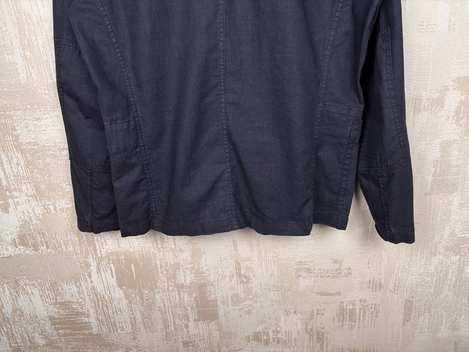 Pretty Green Pretty Green Linen / Cotton Pockets Jacket Navy Size US L / EU 52-54 / 3 - 22 Thumbnail