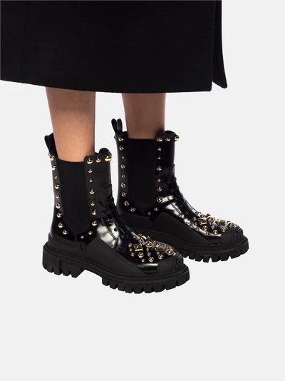 Dolce & Gabbana o1y0825 Ankle Boots in Black Size US 5.5 / IT 35.5 - 5 Thumbnail
