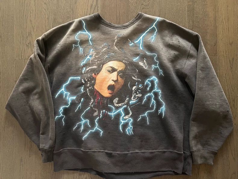 Saint Michael Saint Michael 24aw Medusa Hoodie 2502-Nextarrow Size US XL / EU 56 / 4 - 2 Thumbnail