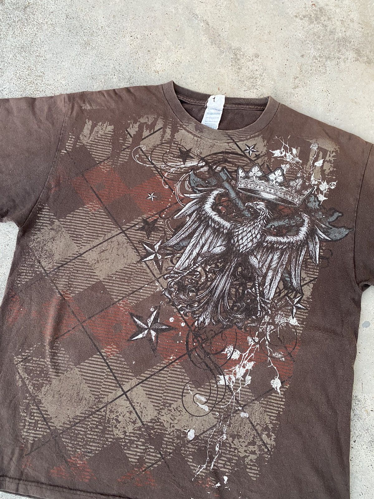 Affliction 2000s Affliction Style Cyber Grunge Gothic Punk Tee Size US L / EU 52-54 / 3 - 2 Thumbnail
