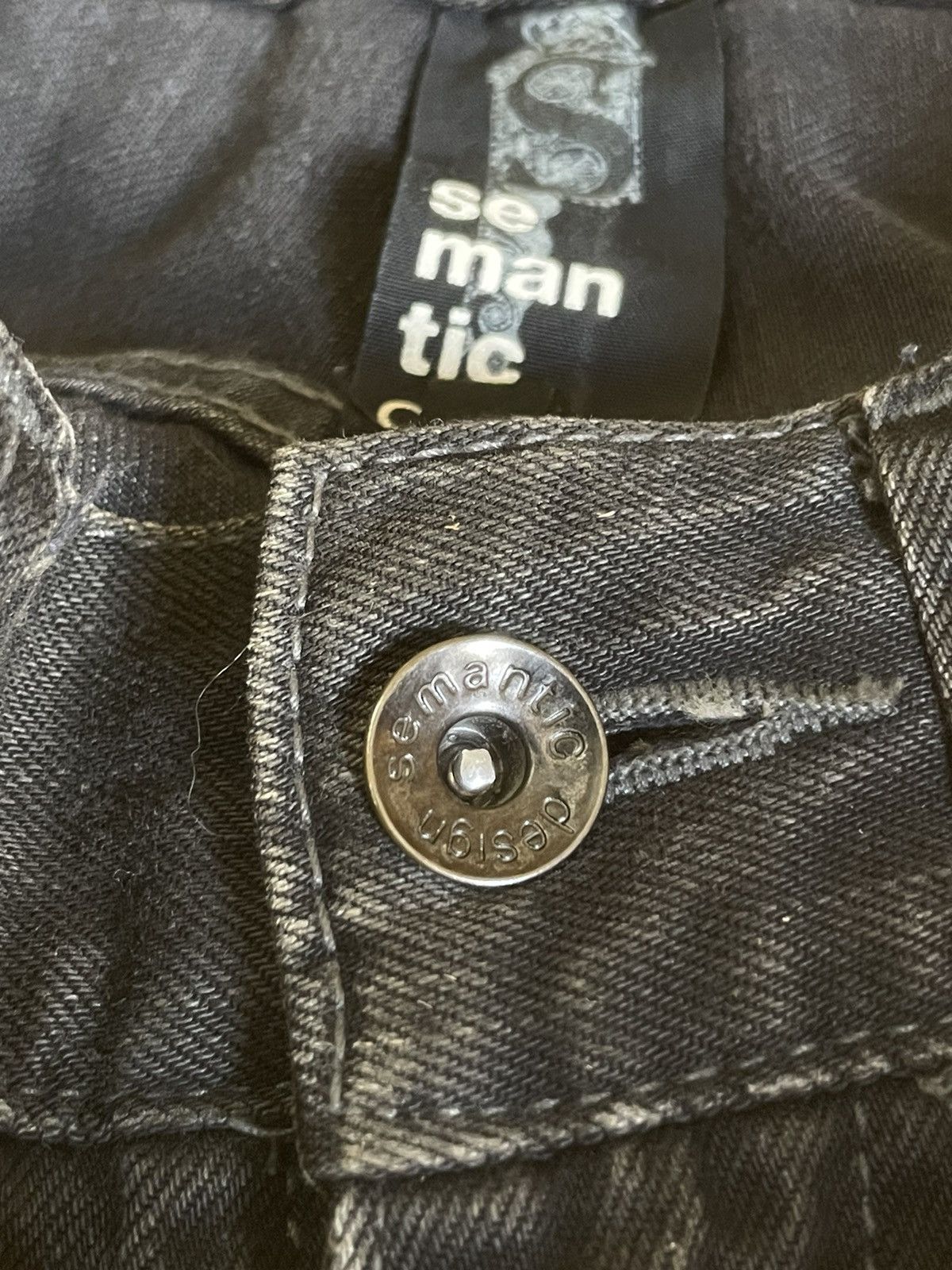 5351 POUR LES HOMMES × Obelisk × semanticdesign Semantic design Pierced & Charms Gothic Claw Mark Jeans Size US 30 / EU 46 - 23 Thumbnail