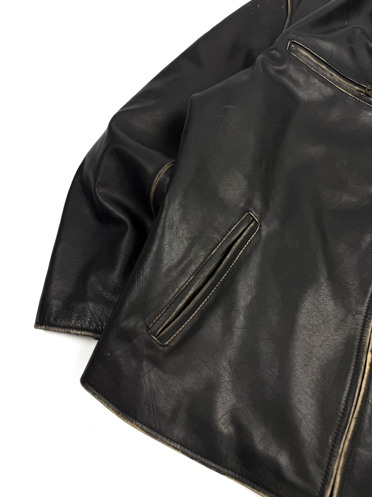 Golden Bear Golden Bear Vintage Lodi Leather Moto Jacket Mission Control Size US L / EU 52-54 / 3 - 21 Thumbnail