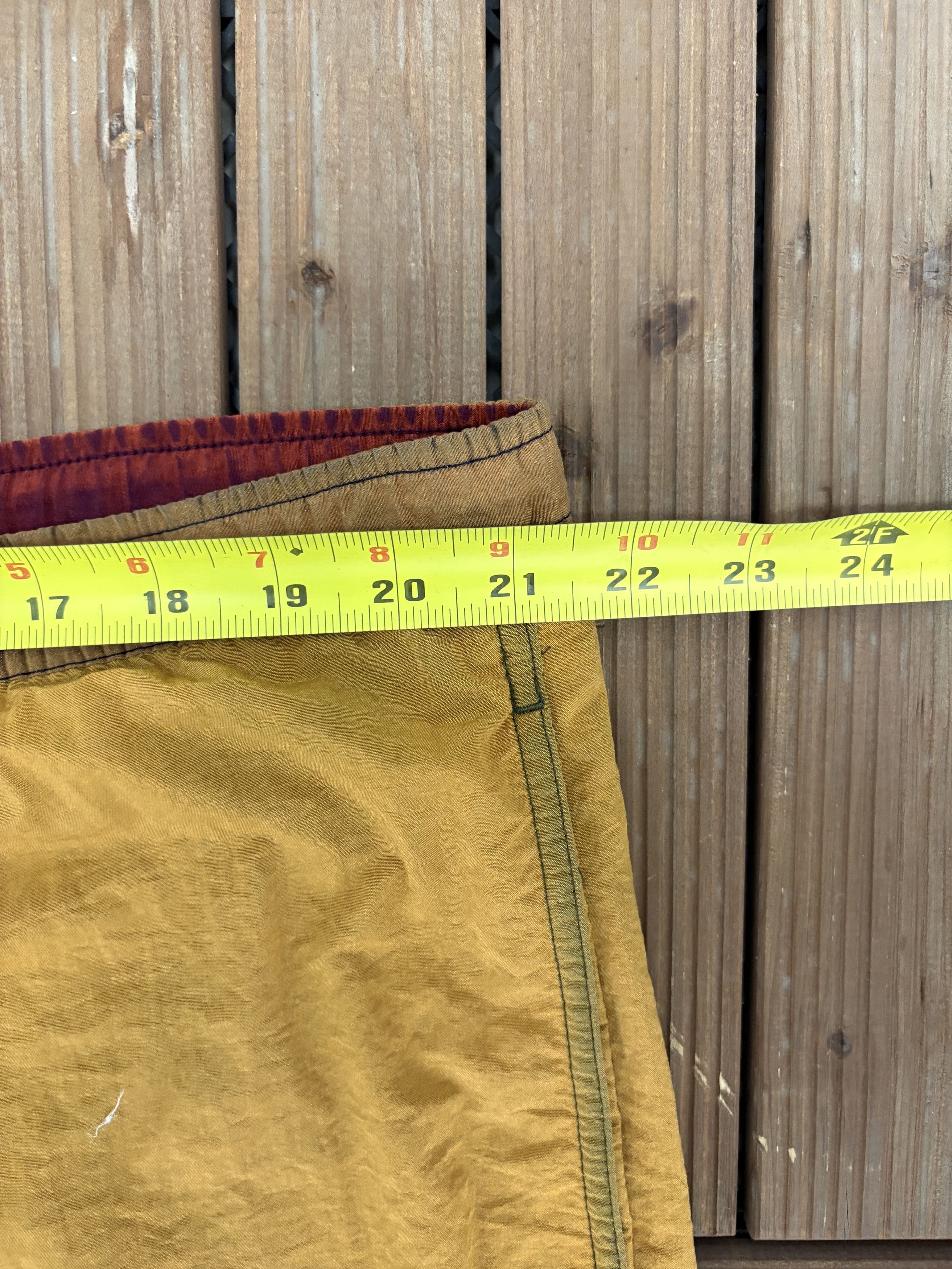 Vintage Speedo Embroidered Vintage Beige Brown Track Shorts Size US 41 - 6 Thumbnail