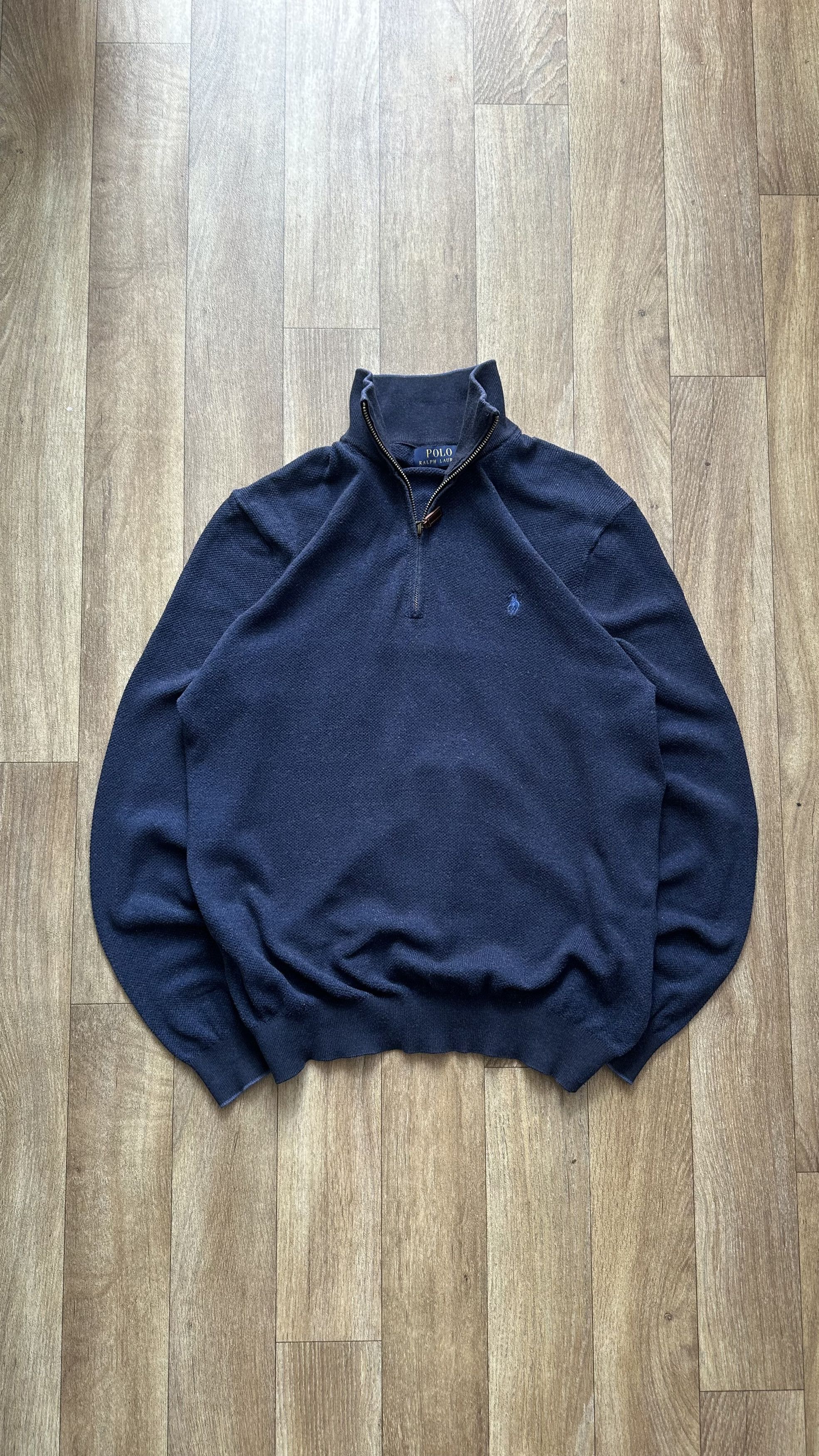 Polo Ralph Lauren × Vintage Vintage Polo Ralph Lauren 1/3 zip sweater oldmoney Size US M / EU 48-50 / 2 - 1 Thumbnail