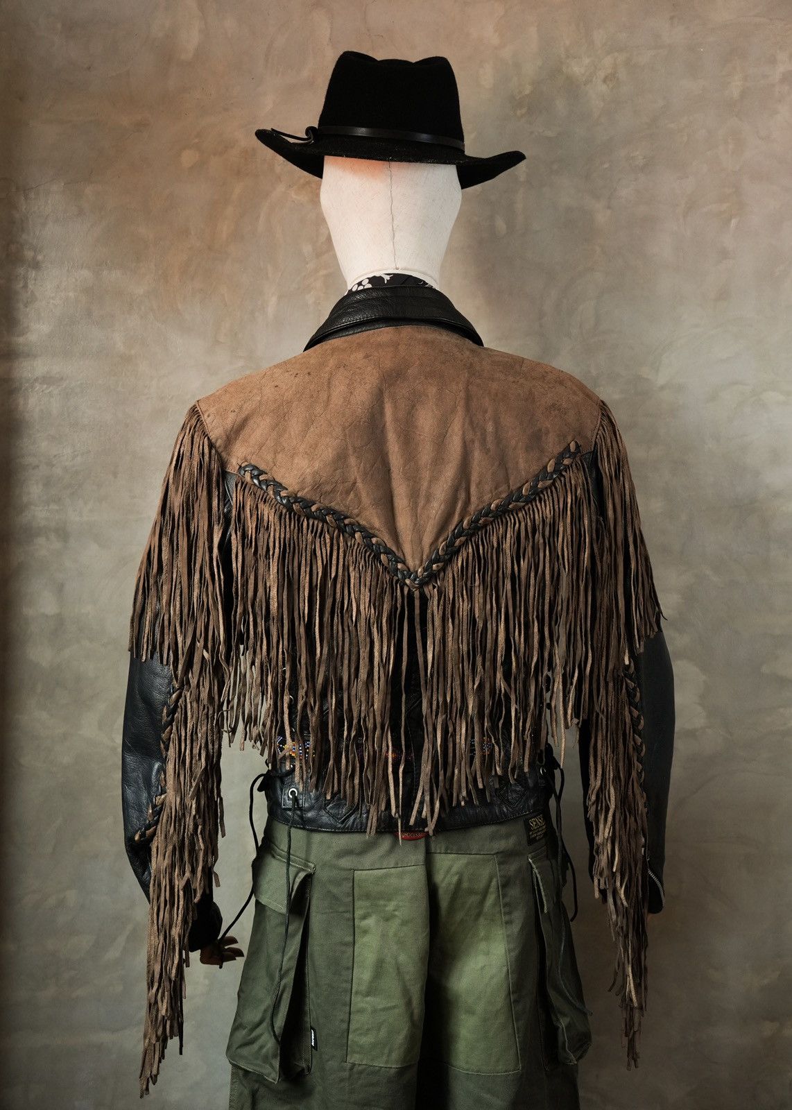 Other Vintage First Genuine Leather Fringe Western Jacket Size US M / EU 48-50 / 2 - 2 Thumbnail