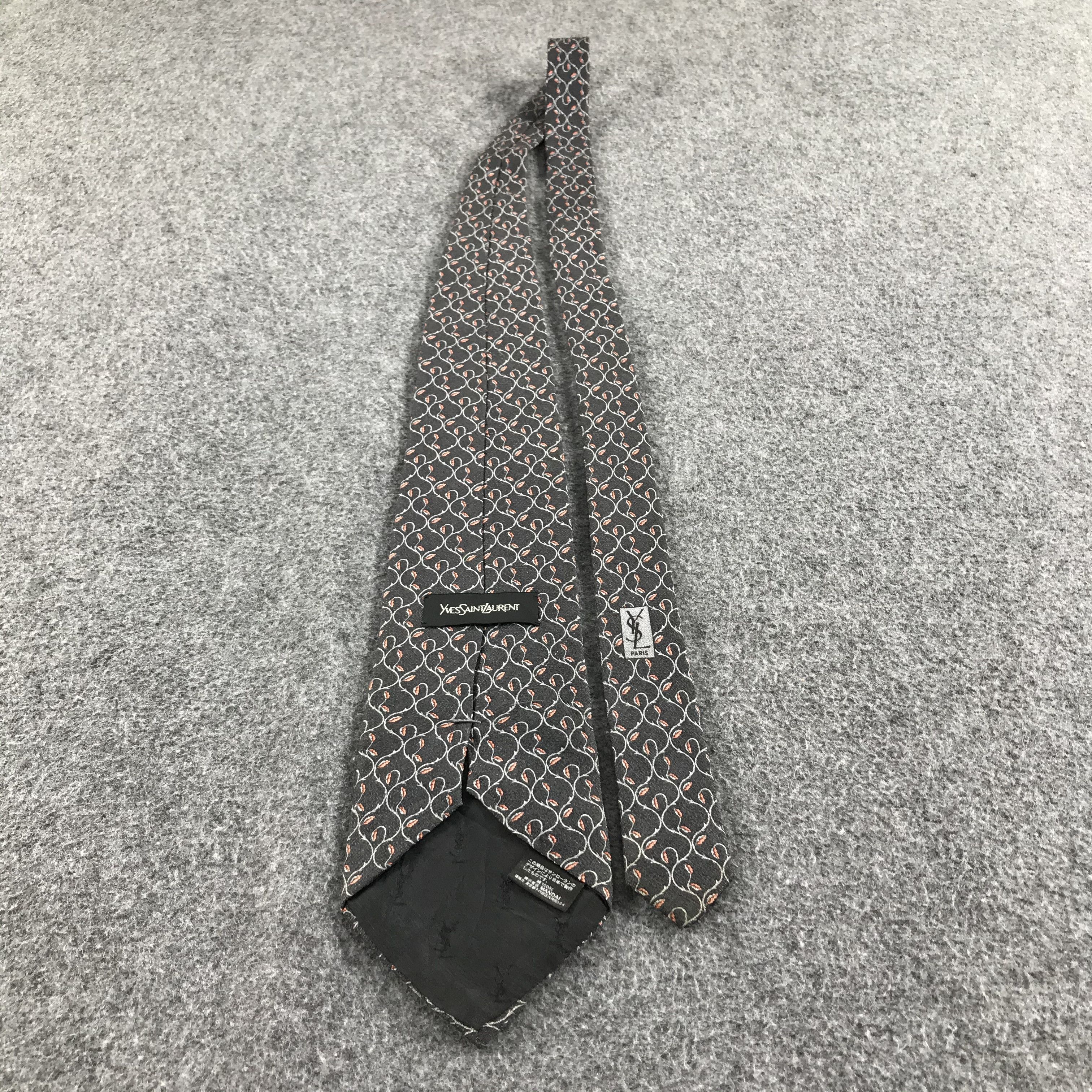Yves Saint Laurent Vintage Yves Saint Laurent Floral Silk Neck Ties T39 Size ONE SIZE - 2 Thumbnail