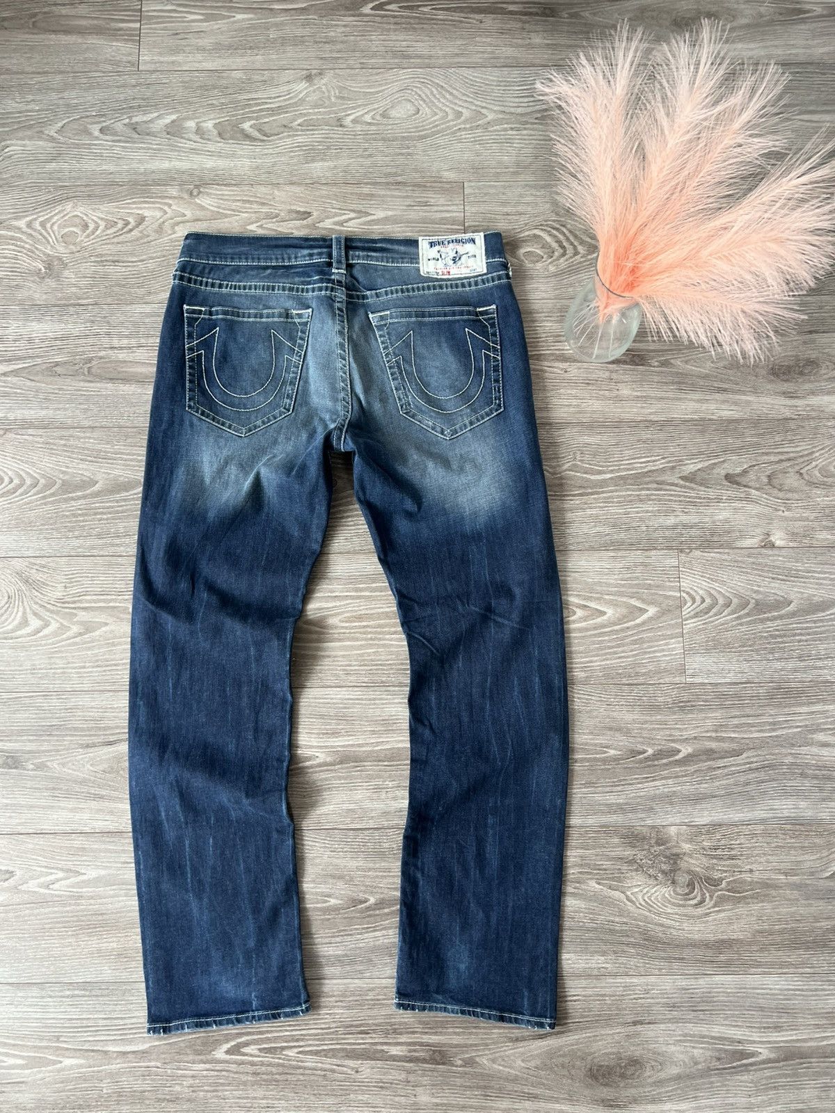 Rap Tees × True Religion × Vintage True Religion Made in Mexico Loose /Slim Bobby Denim Jeans Size US 35 - 4 Thumbnail