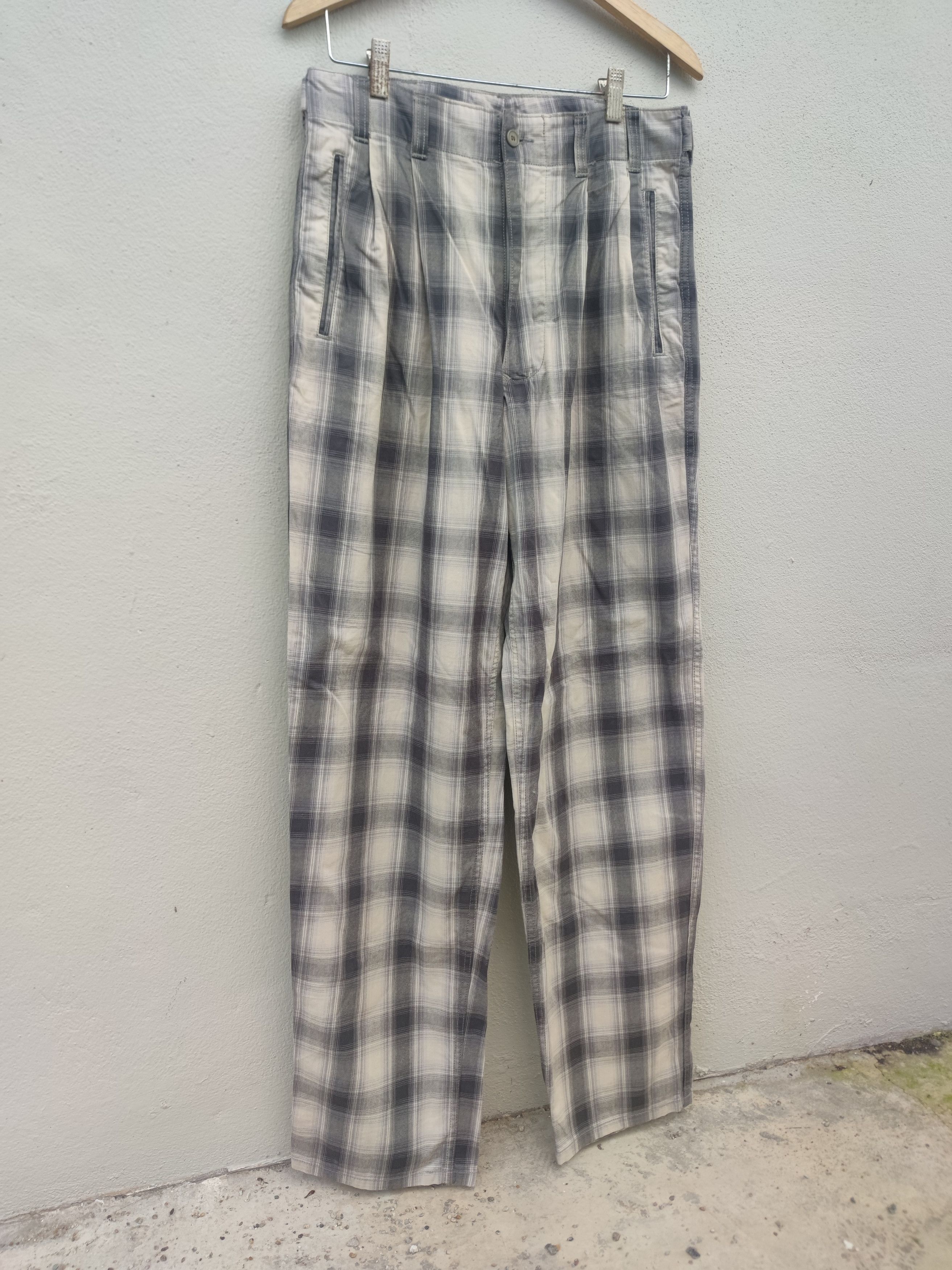 Nigel Cabourn Nigel Cabourn England Plaid Pant Size US 32 / EU 48 - 10 Thumbnail