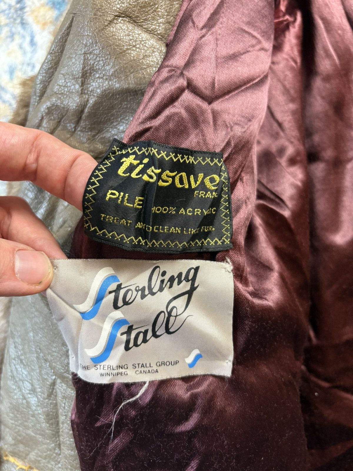 Sears Vintage Sears Tissave Pile Faux Fur Jacket Large Size L / US 10 / IT 46 - 4 Thumbnail