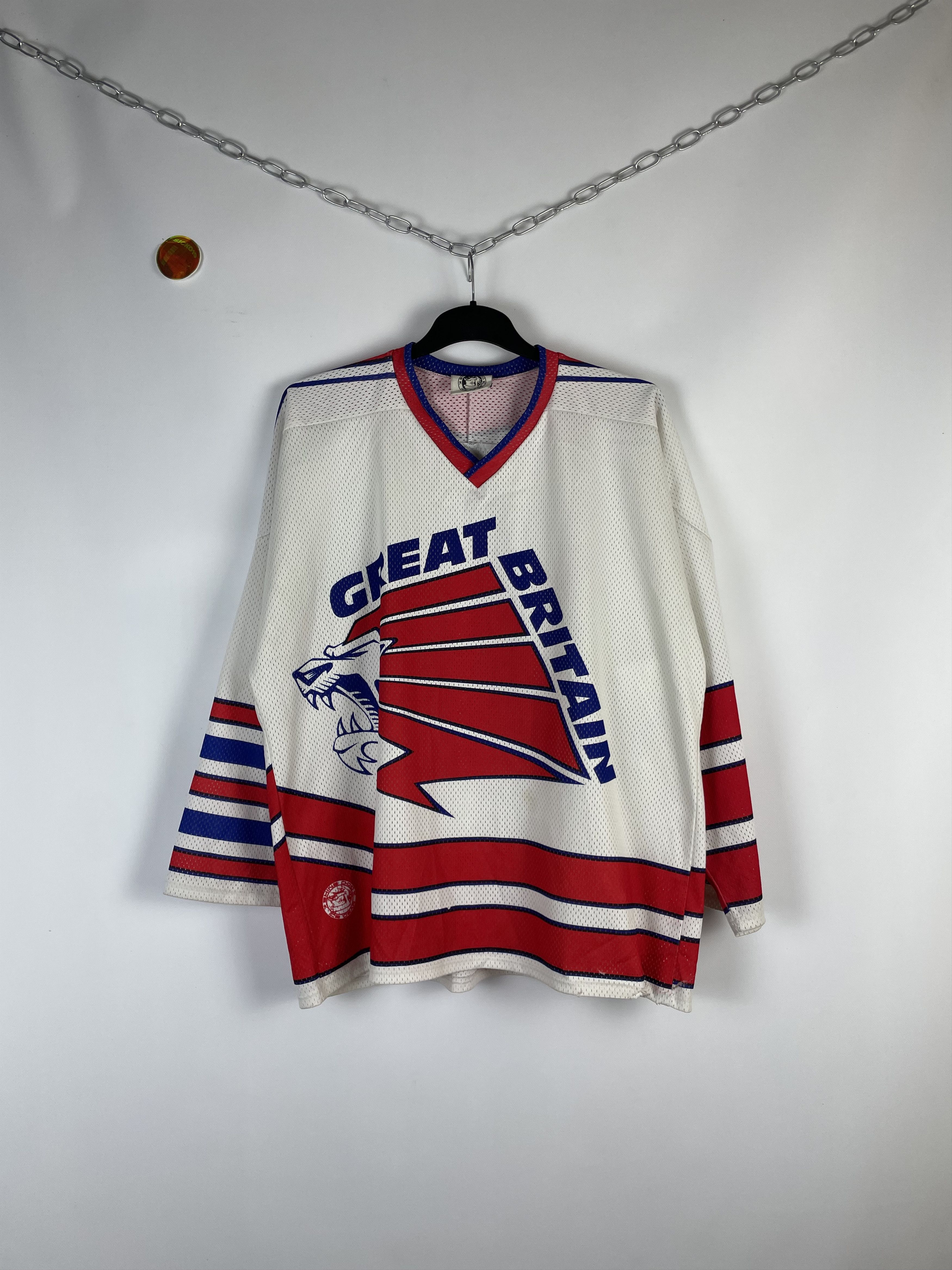 NHL Great Britain Team Ice Hockey Jersey shirt Size US L / EU 52-54 / 3 - 1 Thumbnail