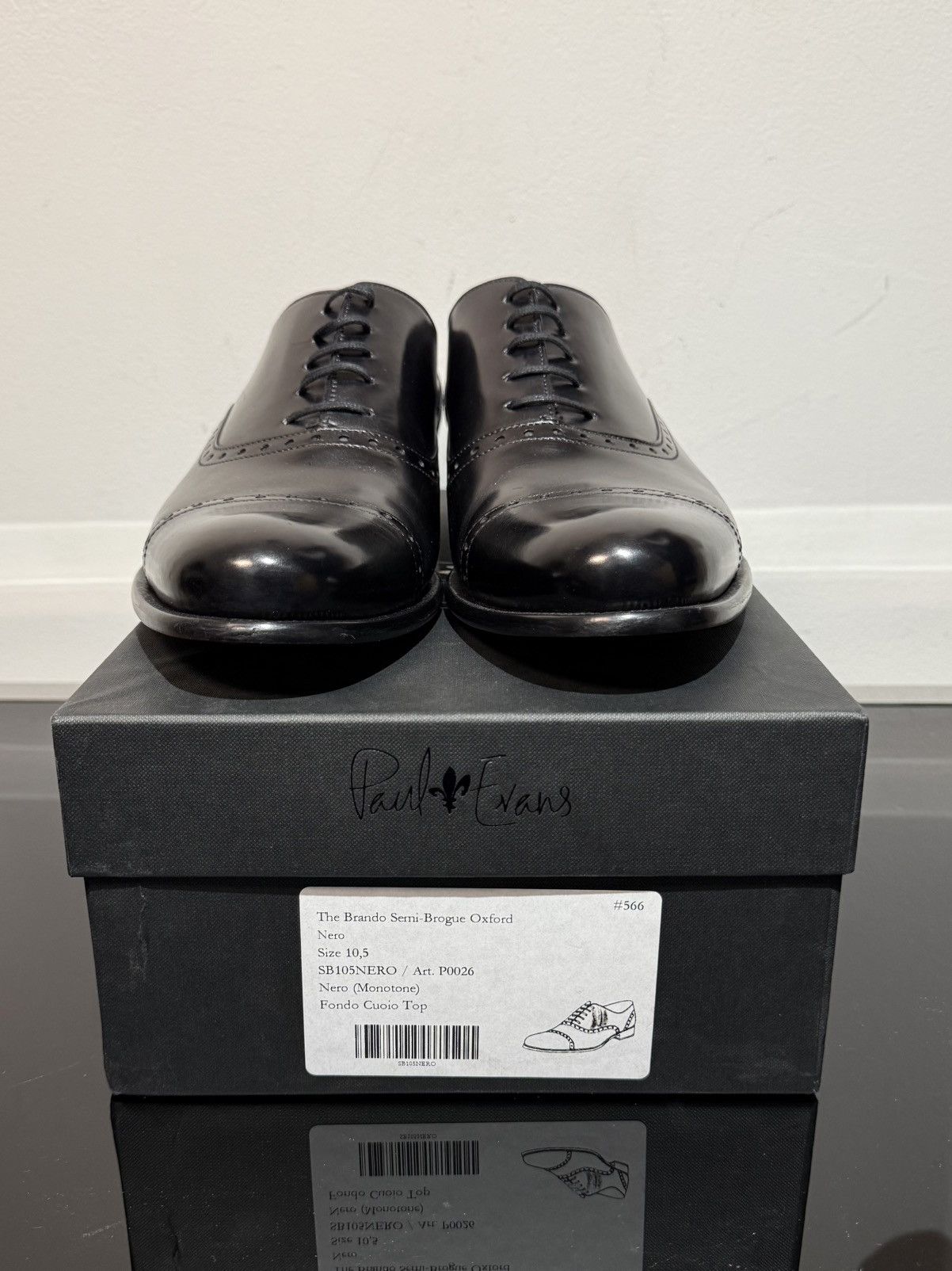 Paul Evans Paul Evans | Brando Semi-Brogue Oxford Size US 10.5 / EU 43-44 - 6 Thumbnail