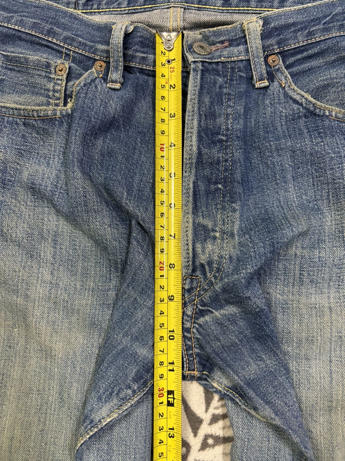 BARNS OUTFITTERS Vintage 90s Barns Japan Selvedge Mud Wash Loose Fit Jeans Size US 32 / EU 48 - 20 Thumbnail