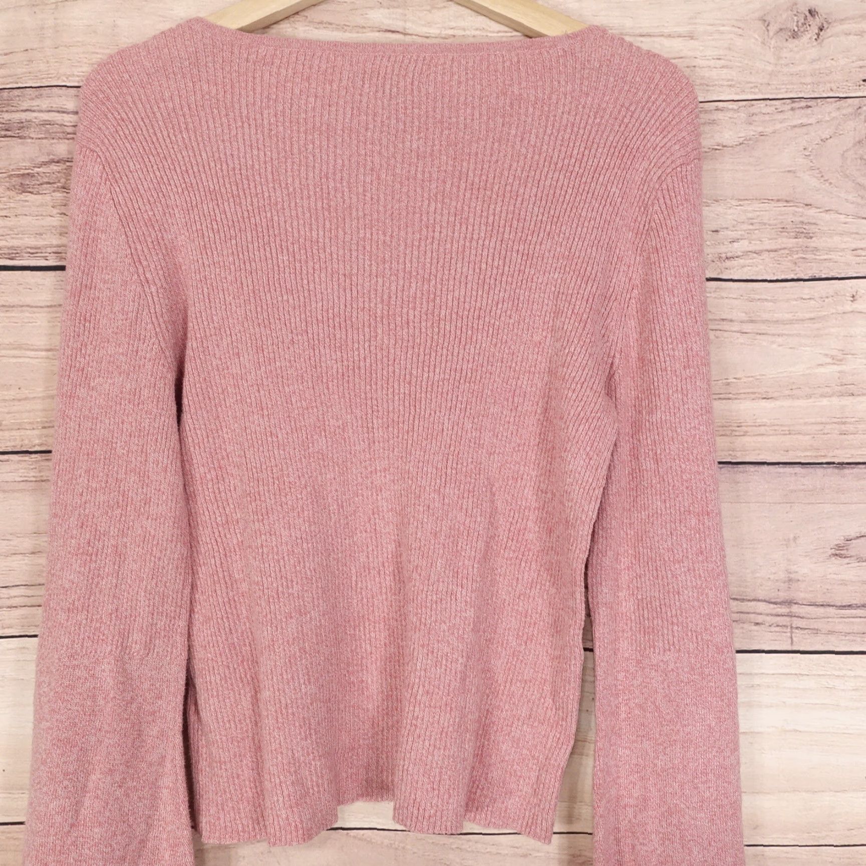 American Eagle Outfitters AMERICAN EAGLE PINK BAGGY SLEEVE SWEATER WOMENS XL LONG SLEEVE CASUAL Size XL / US 12-14 / IT 48-50 - 4 Thumbnail